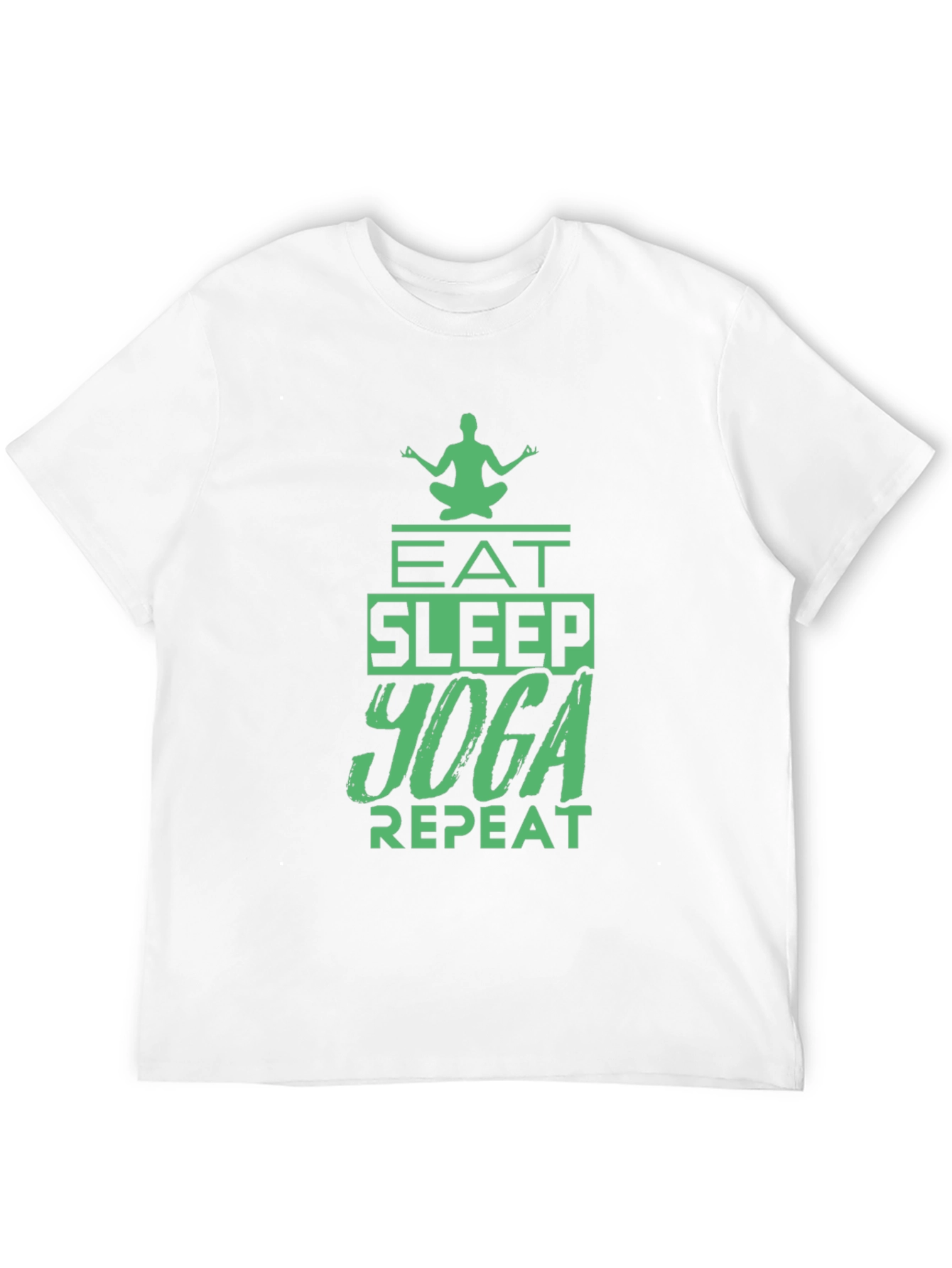 Eat Sleep Yoga Repeat Graphic Tee