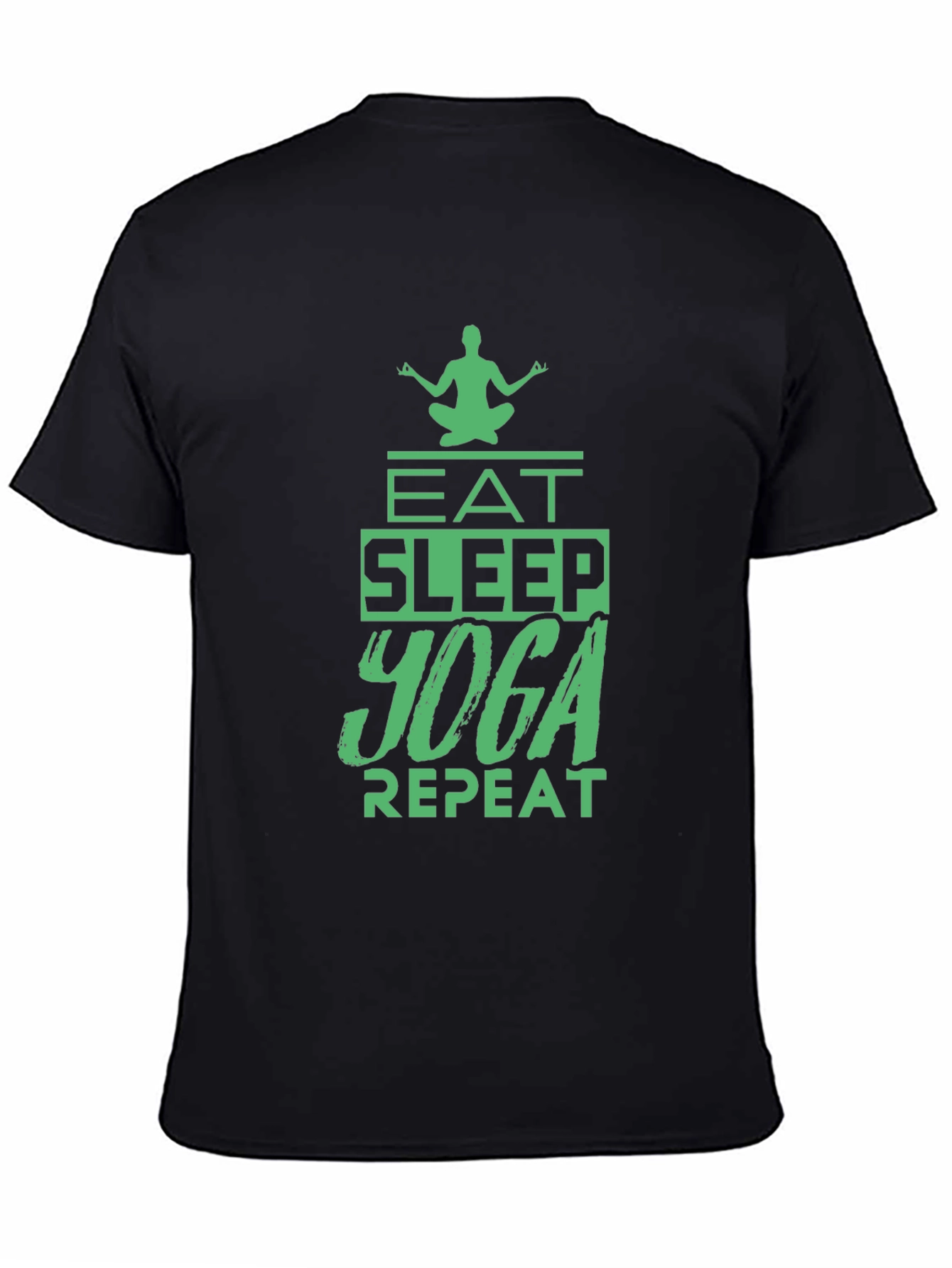 Eat Sleep Yoga Repeat Graphic Tee