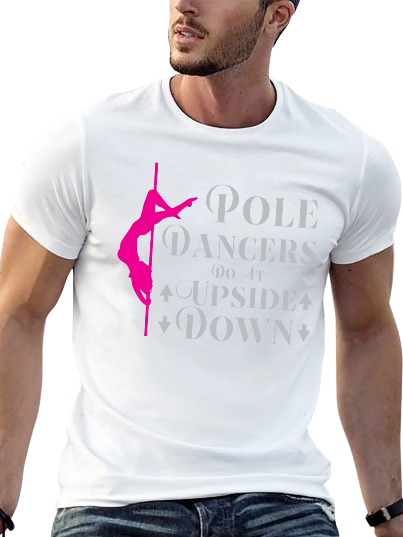 Pole Dancer T-Shirt - Upside Down Fun!