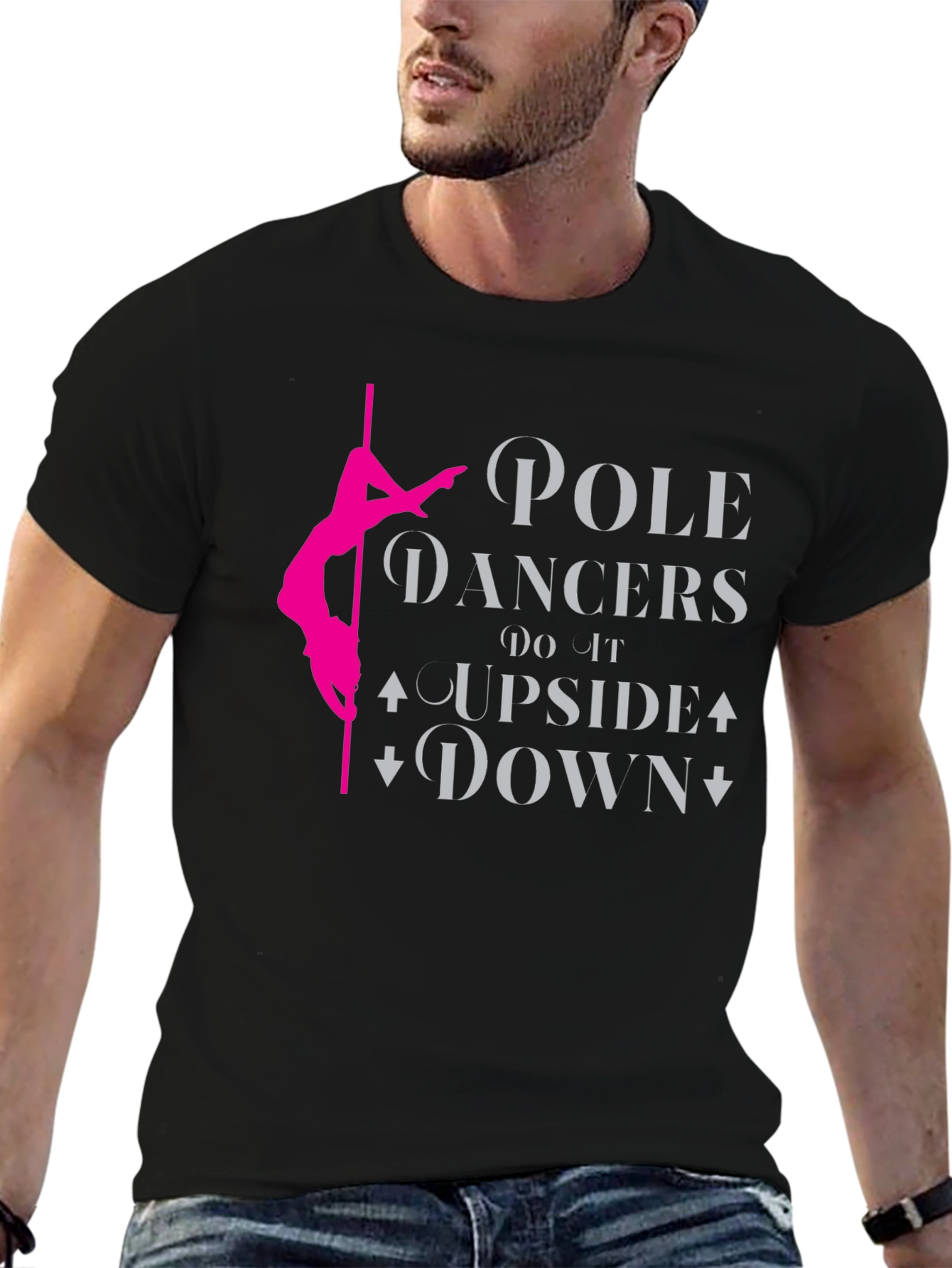 Pole Dancer T-Shirt - Upside Down Fun!