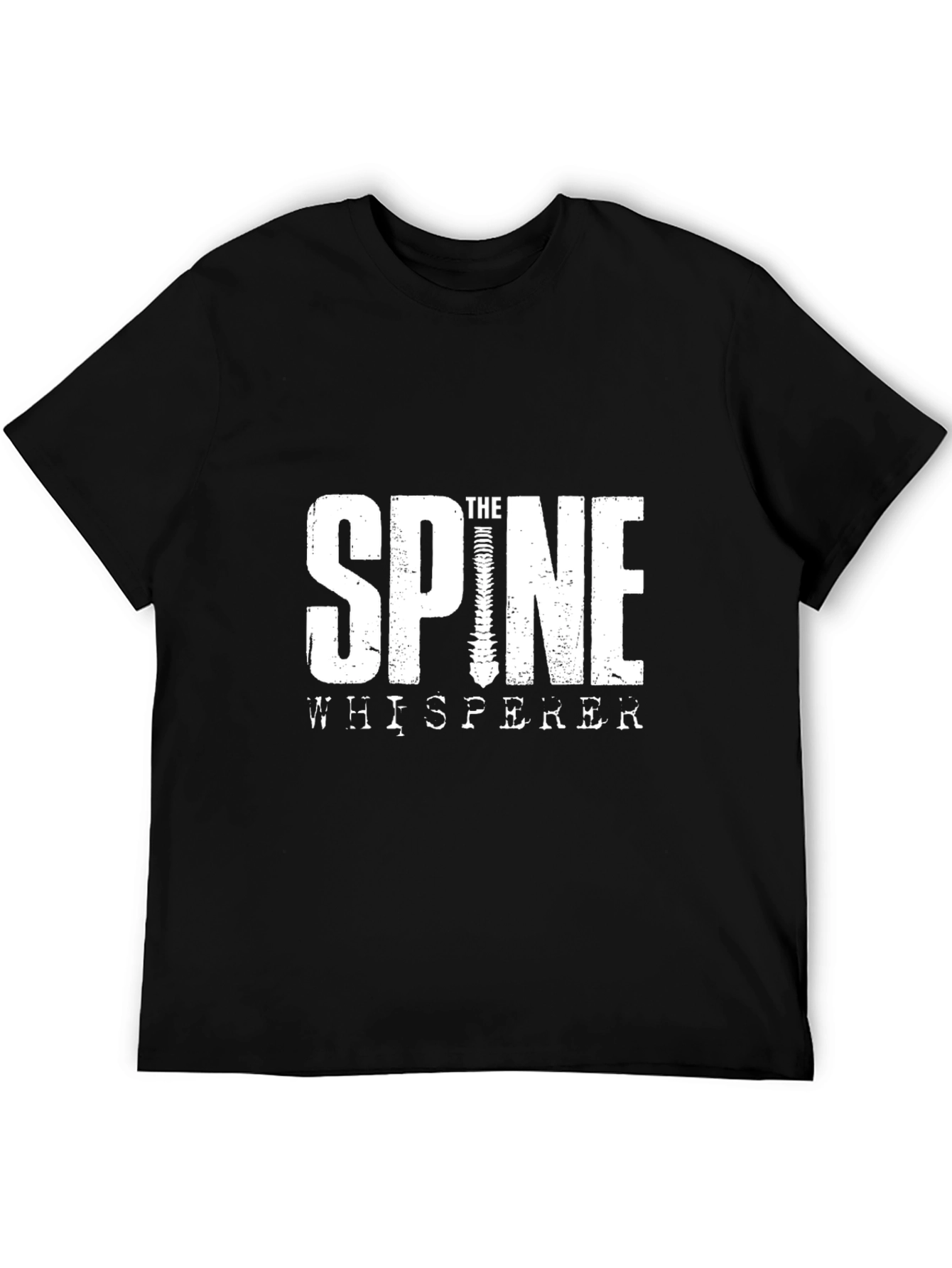 The Spine Whisperer Graphic Tee - Black T-Shirt