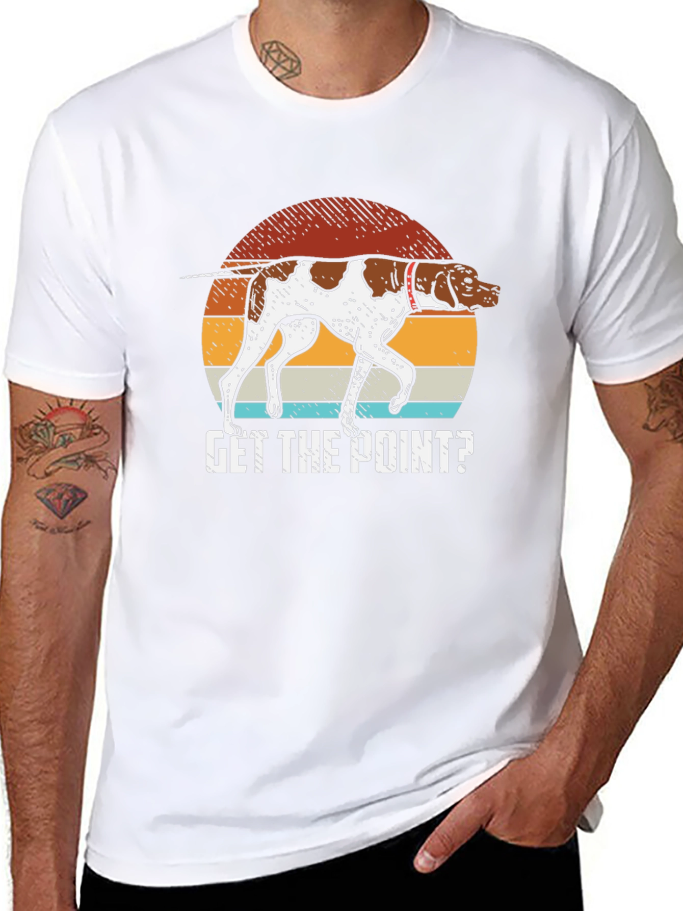 Get the Point? Dog Graphic Tee