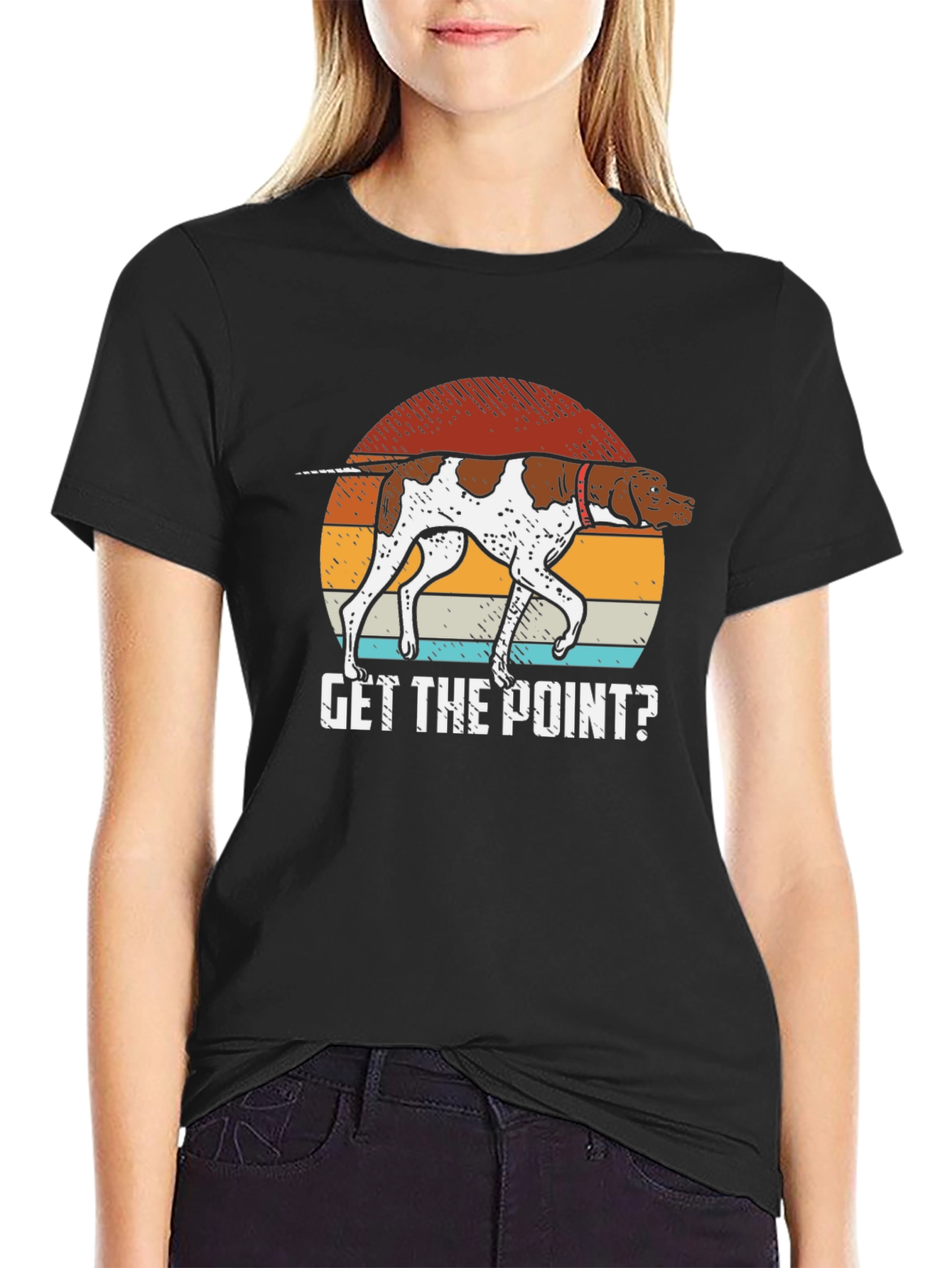 Get the Point? Dog Graphic Tee