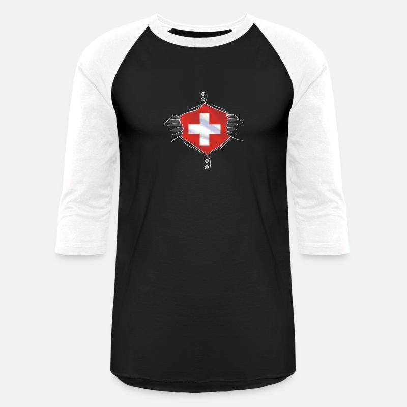Switzerland flag proud