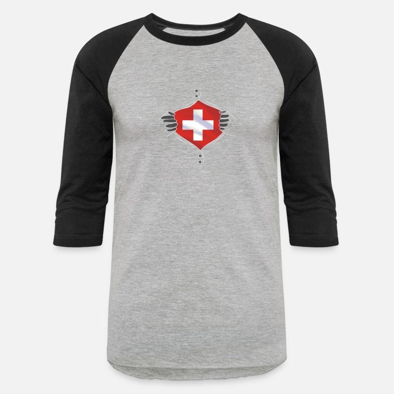Switzerland flag proud