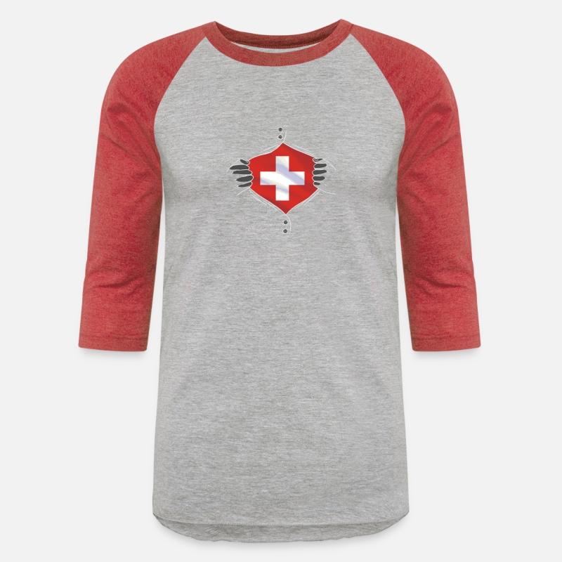 Switzerland flag proud
