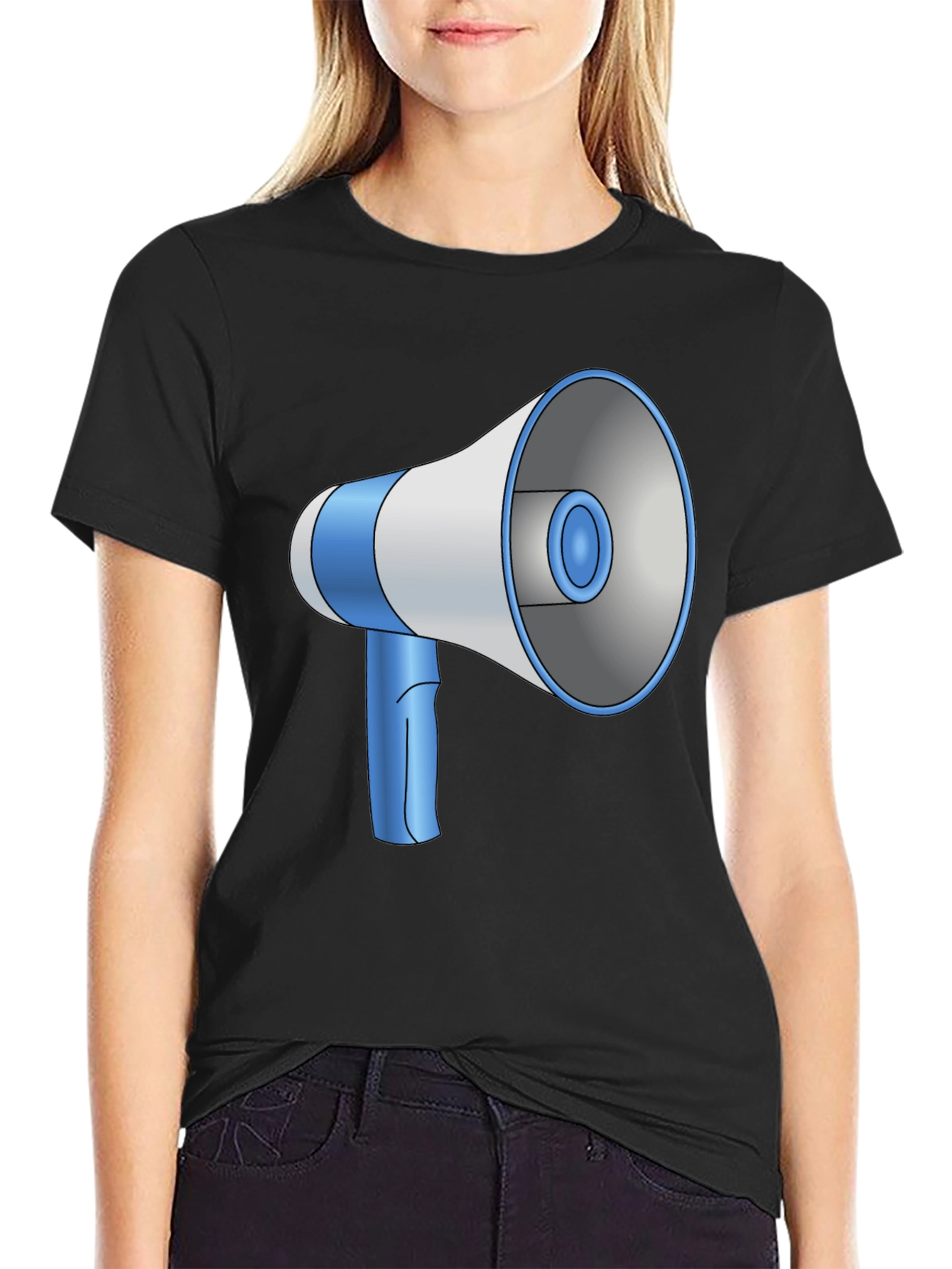 Megaphone Graphic Tee - Loud & Proud!