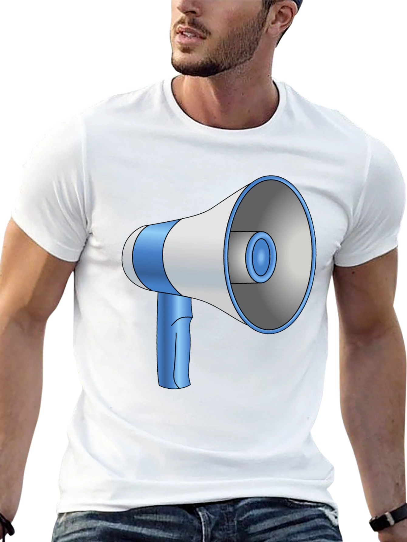 Megaphone Graphic Tee - Loud & Proud!