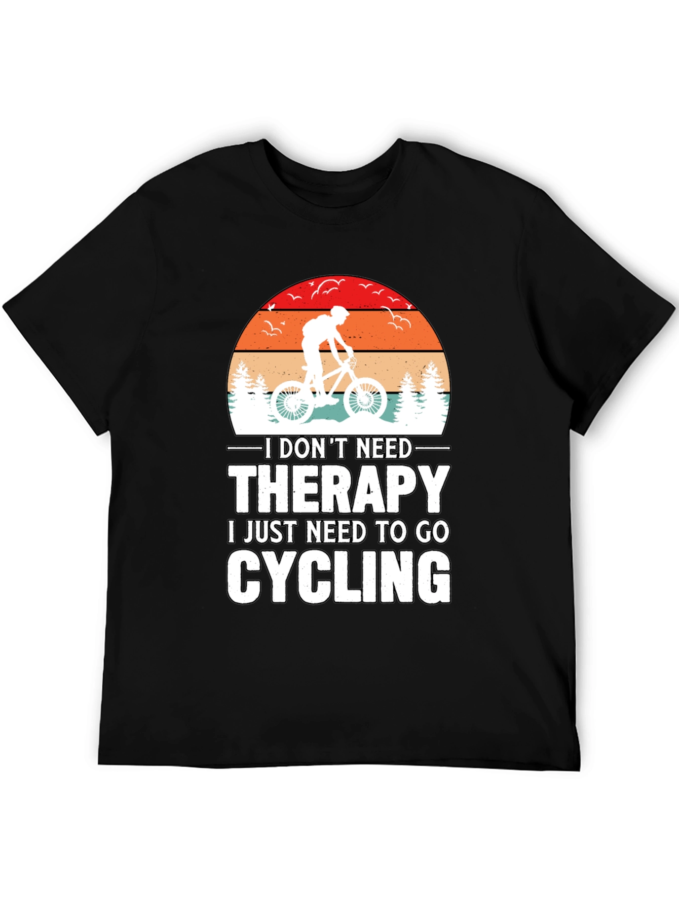 Cycling Therapy Tee - Mountain Bike T-Shirt