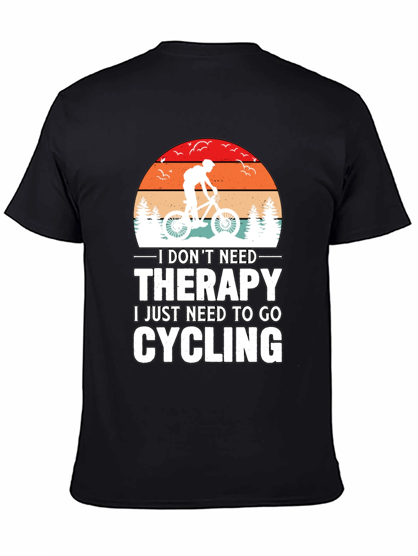 Cycling Therapy Tee - Mountain Bike T-Shirt