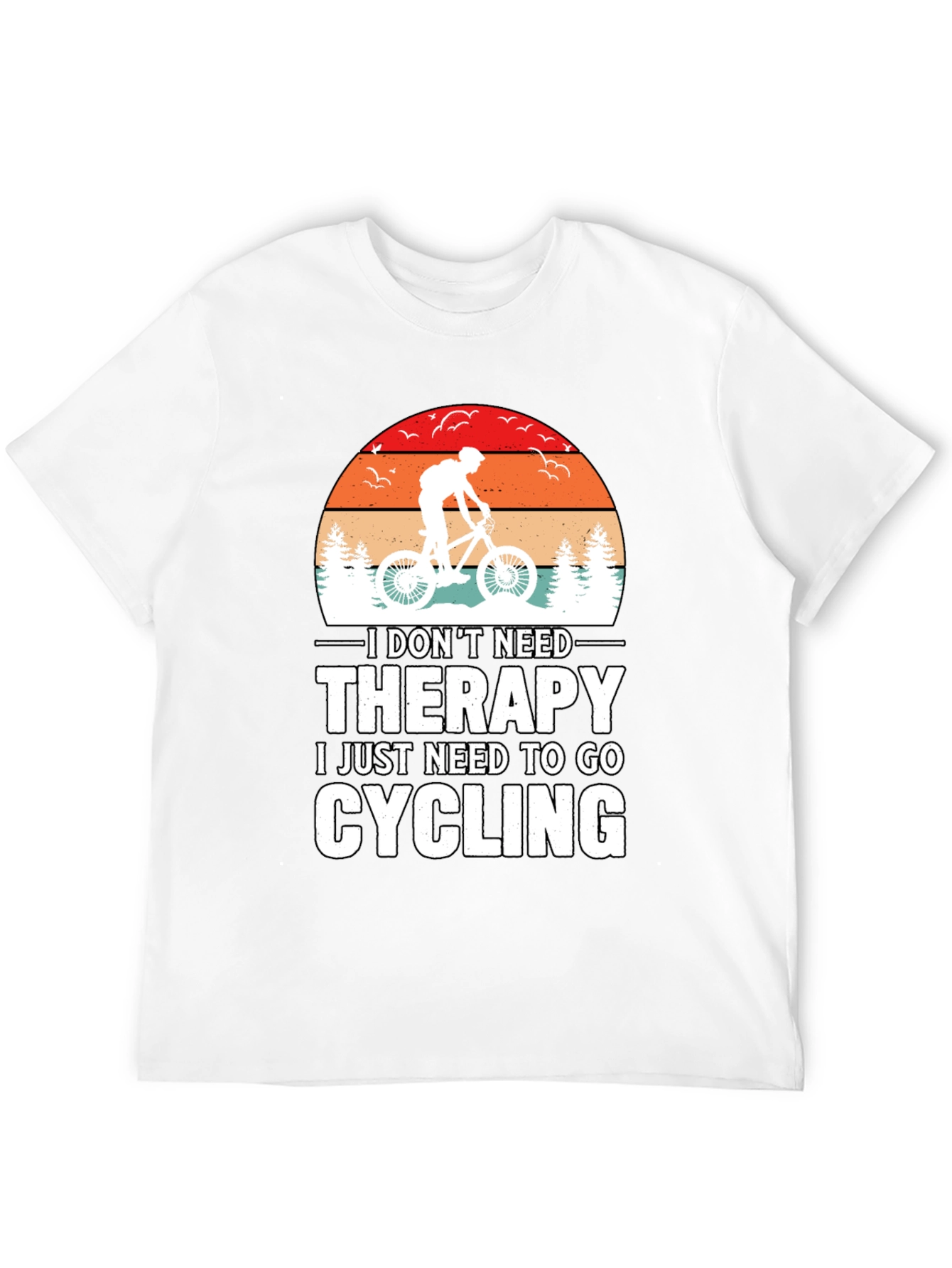 Cycling Therapy Tee - Mountain Bike T-Shirt