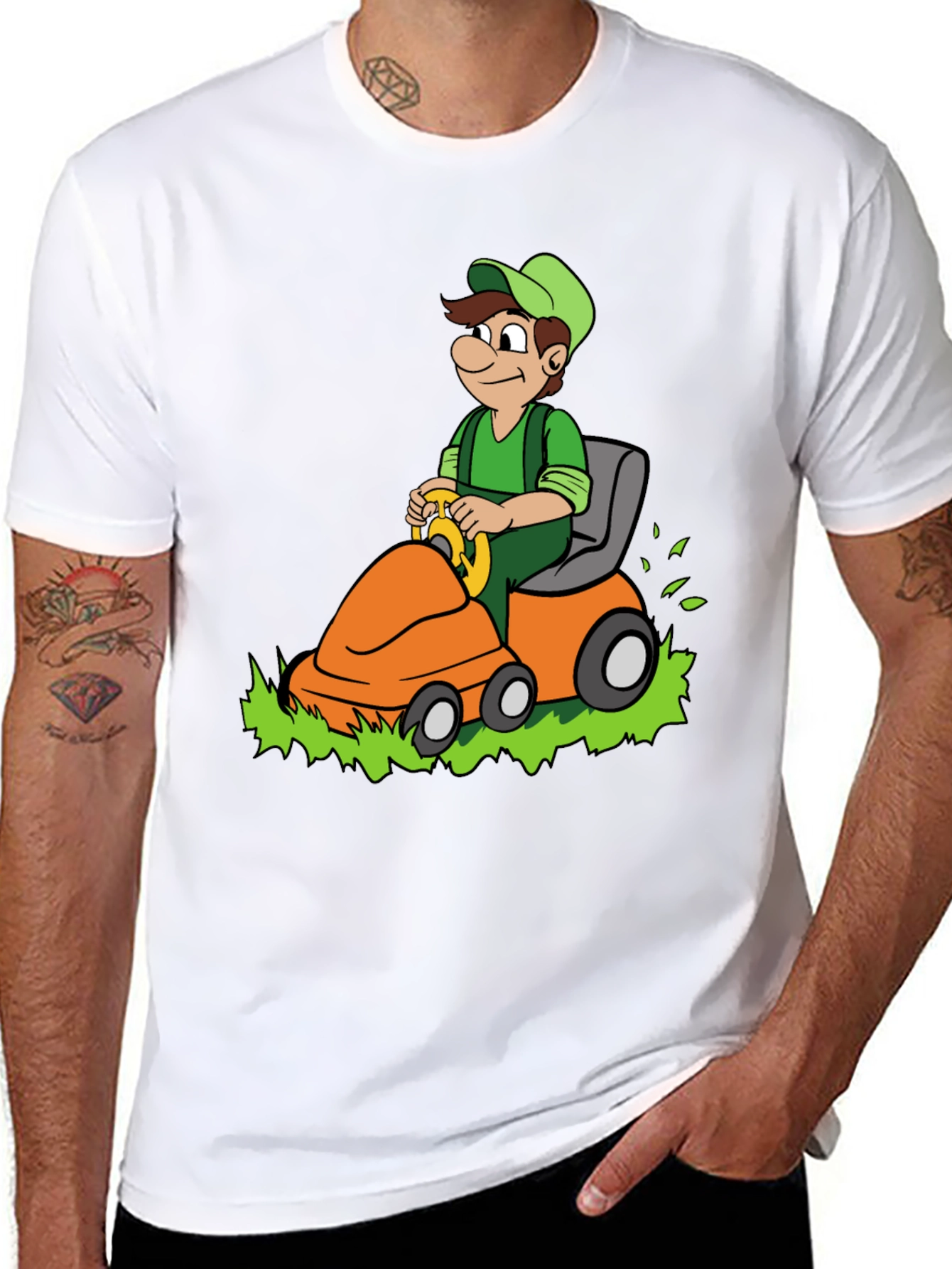 Funny Cartoon Gardener T-Shirt