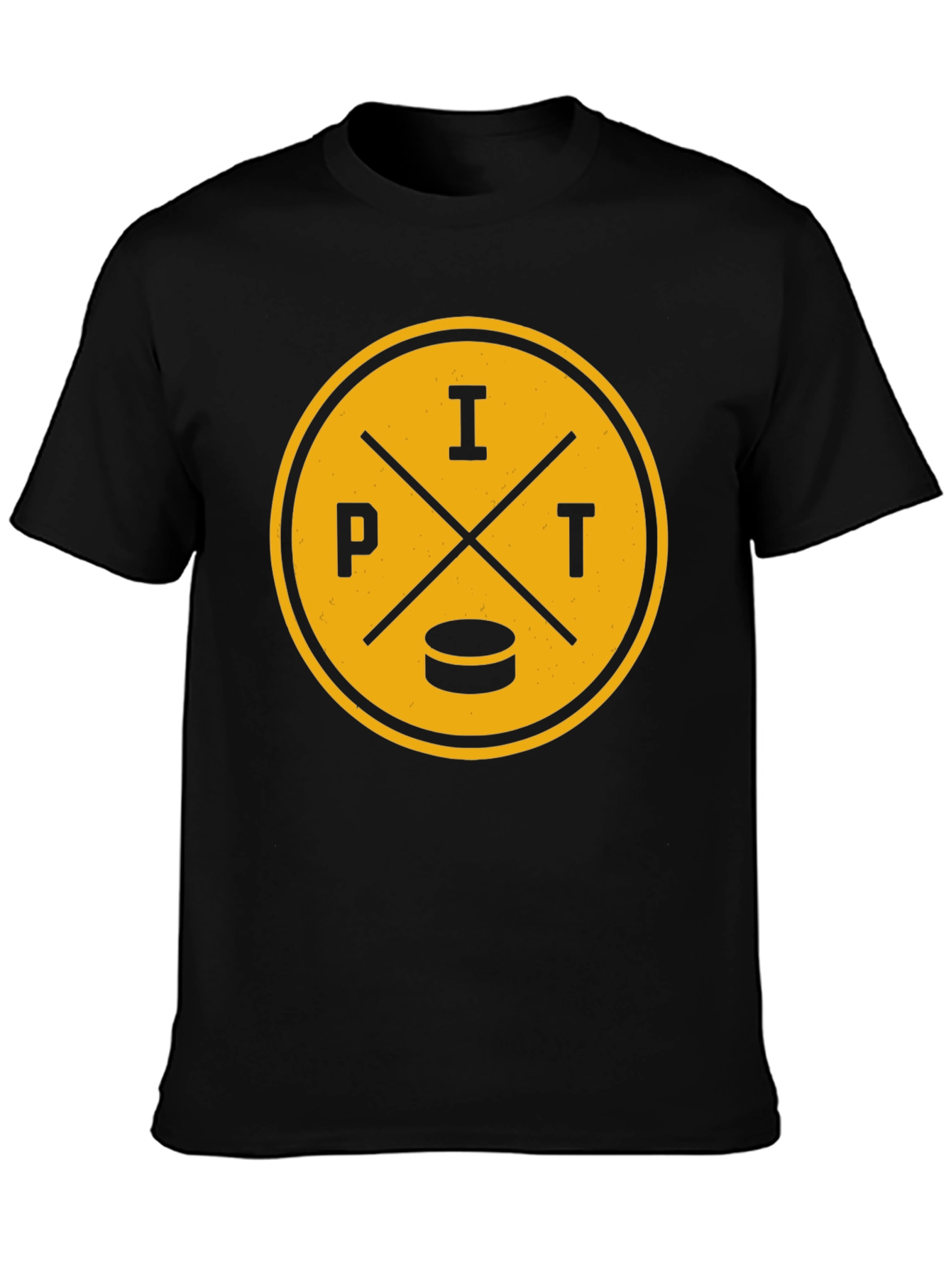 PIT Hockey Circle Graphic T-Shirt