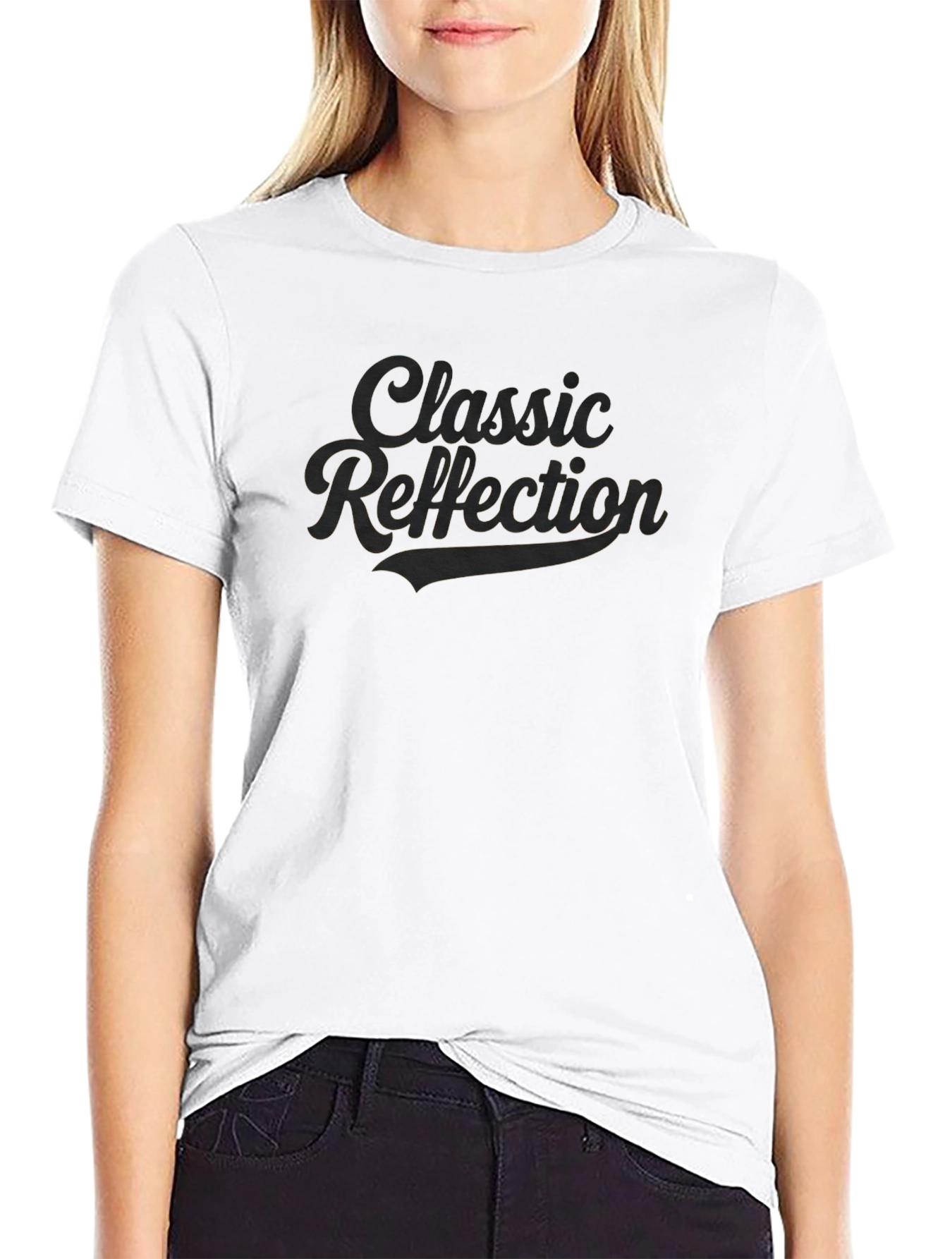 Classic Reflection Black T-Shirt