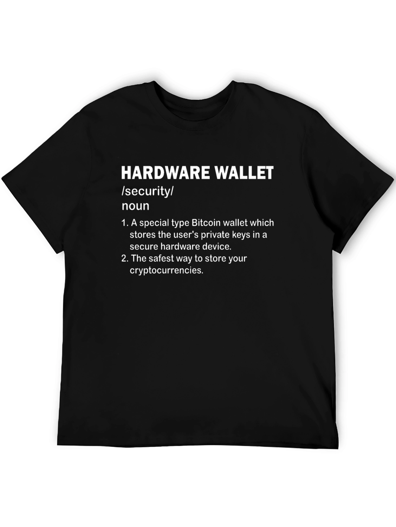 Hardware Wallet Bitcoin Crypto T-Shirt