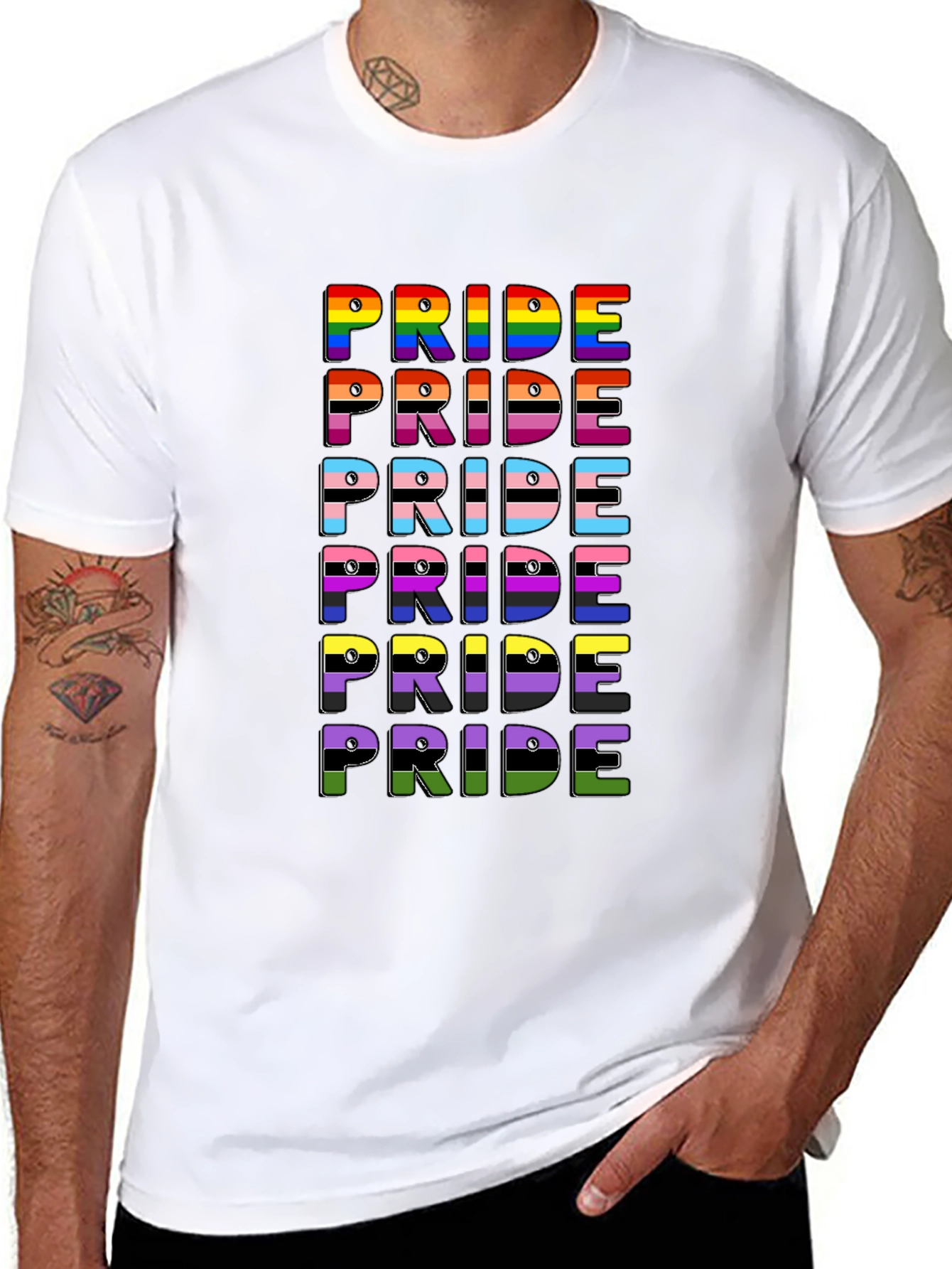Pride Flag T-Shirt: LGBTQ+ Pride Month Graphic Tee