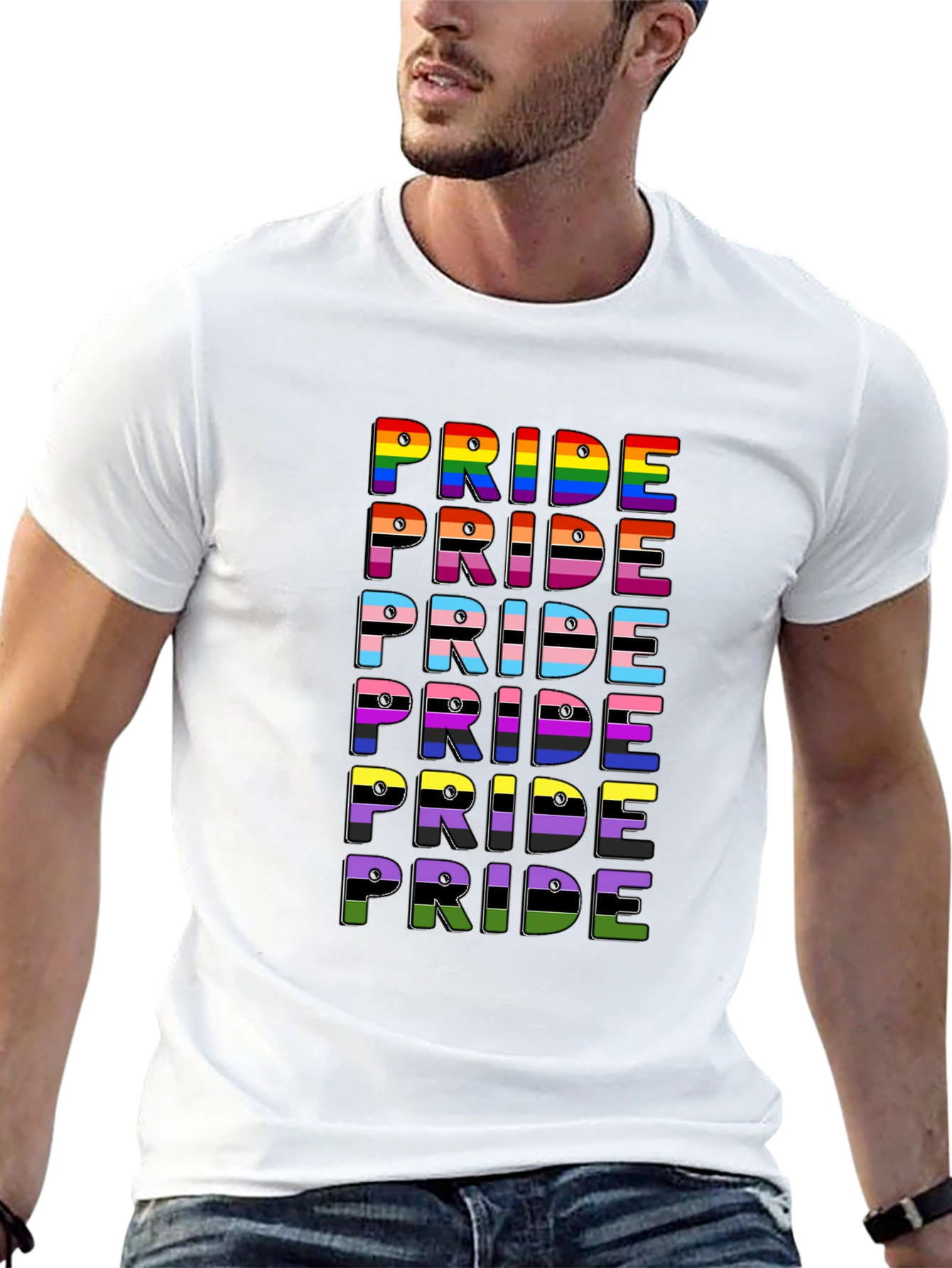 Pride Flag T-Shirt: LGBTQ+ Pride Month Graphic Tee
