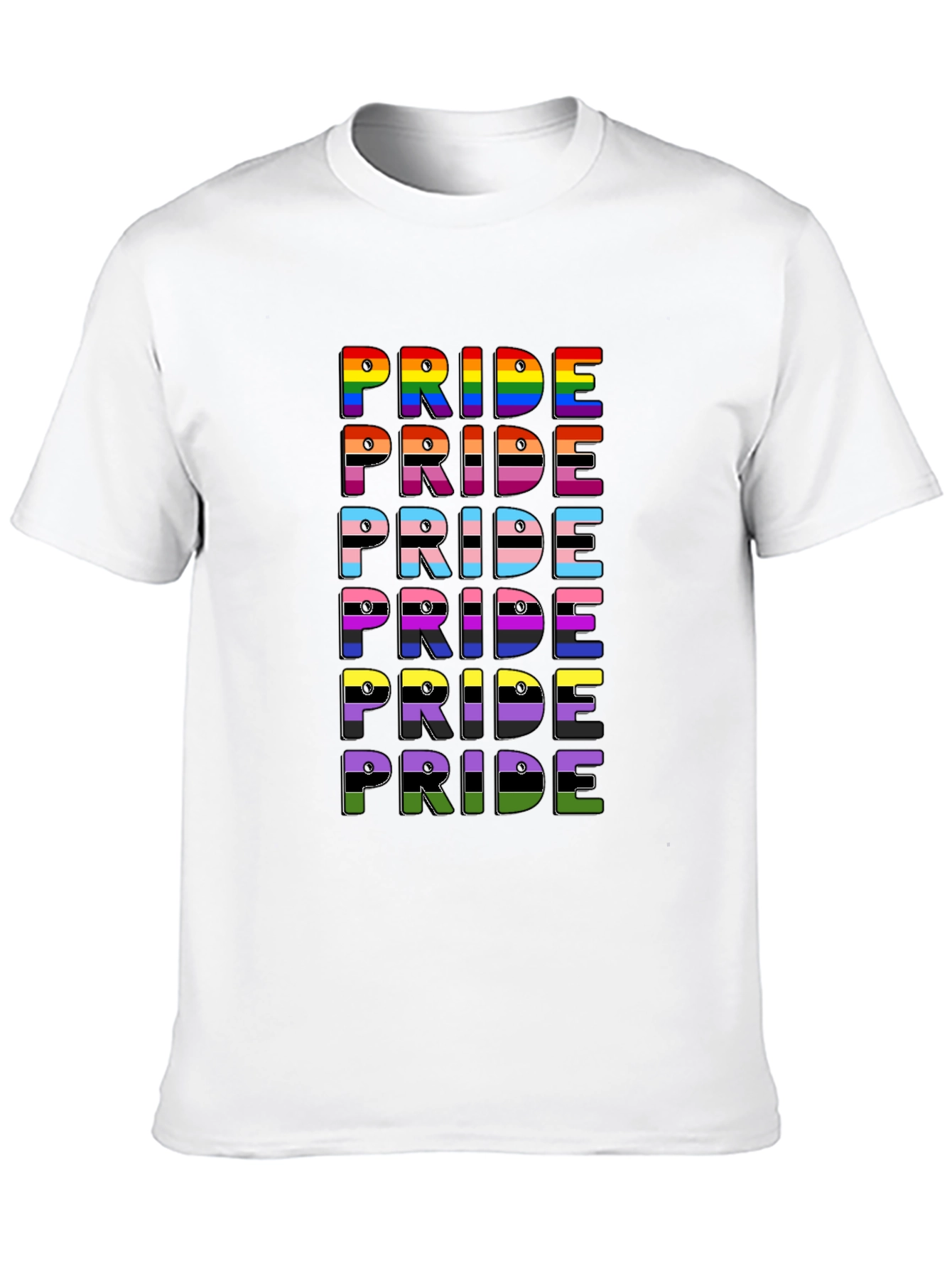 Pride Flag T-Shirt: LGBTQ+ Pride Month Graphic Tee