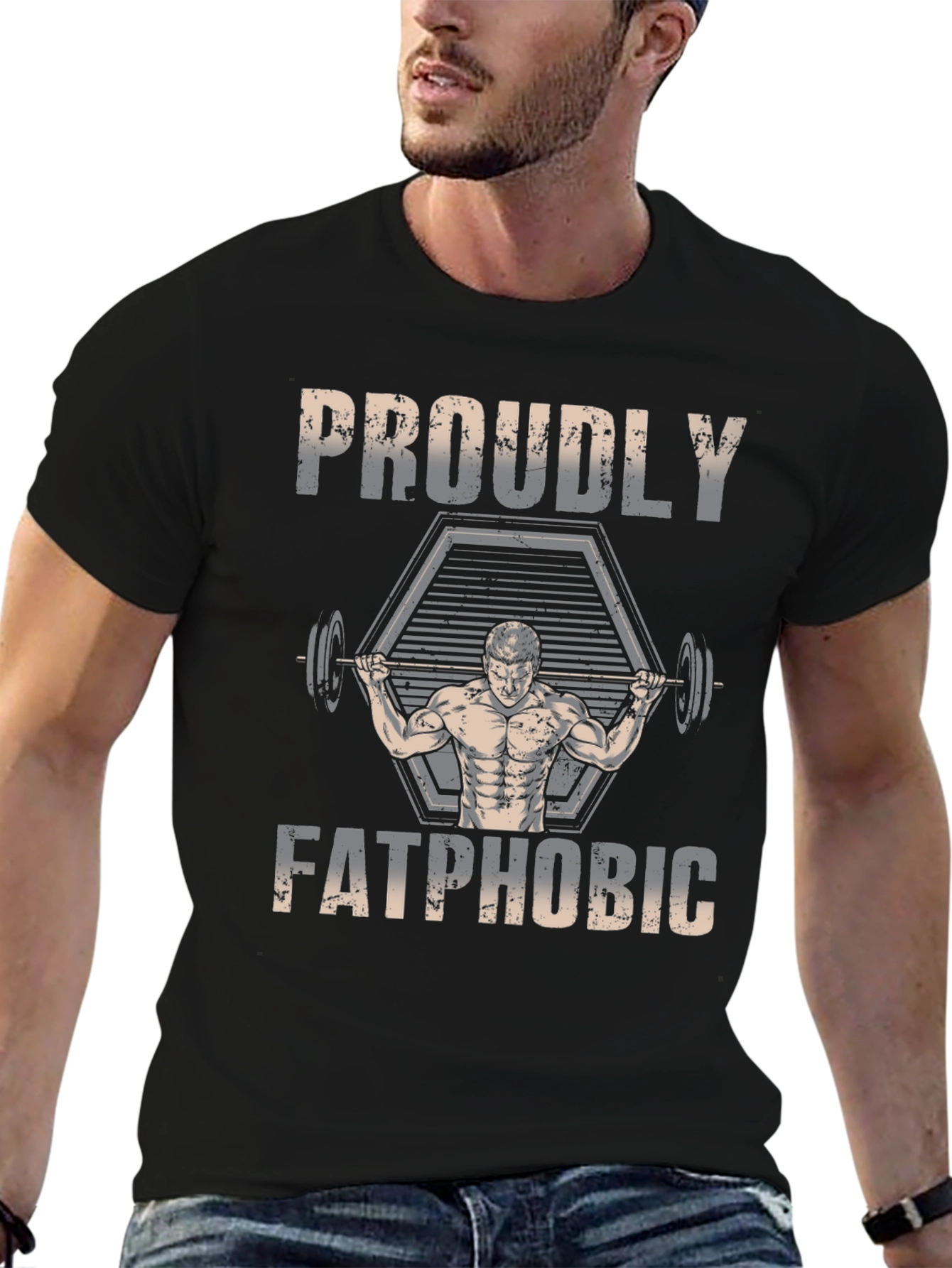 Proudly Fatphobic Graphic T-Shirt
