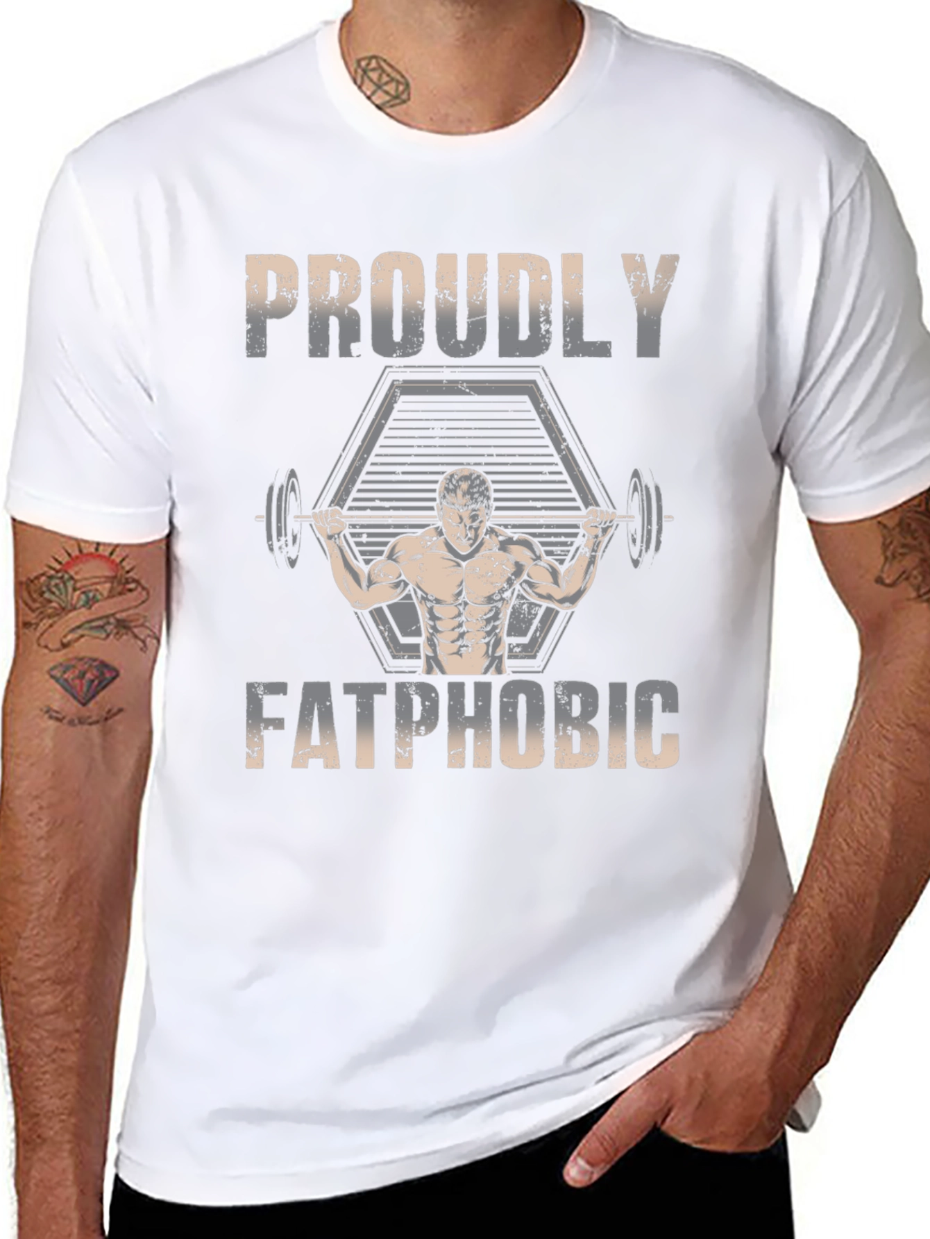 Proudly Fatphobic Graphic T-Shirt