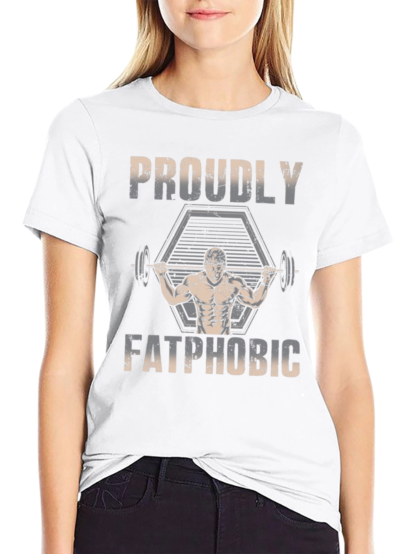 Proudly Fatphobic Graphic T-Shirt