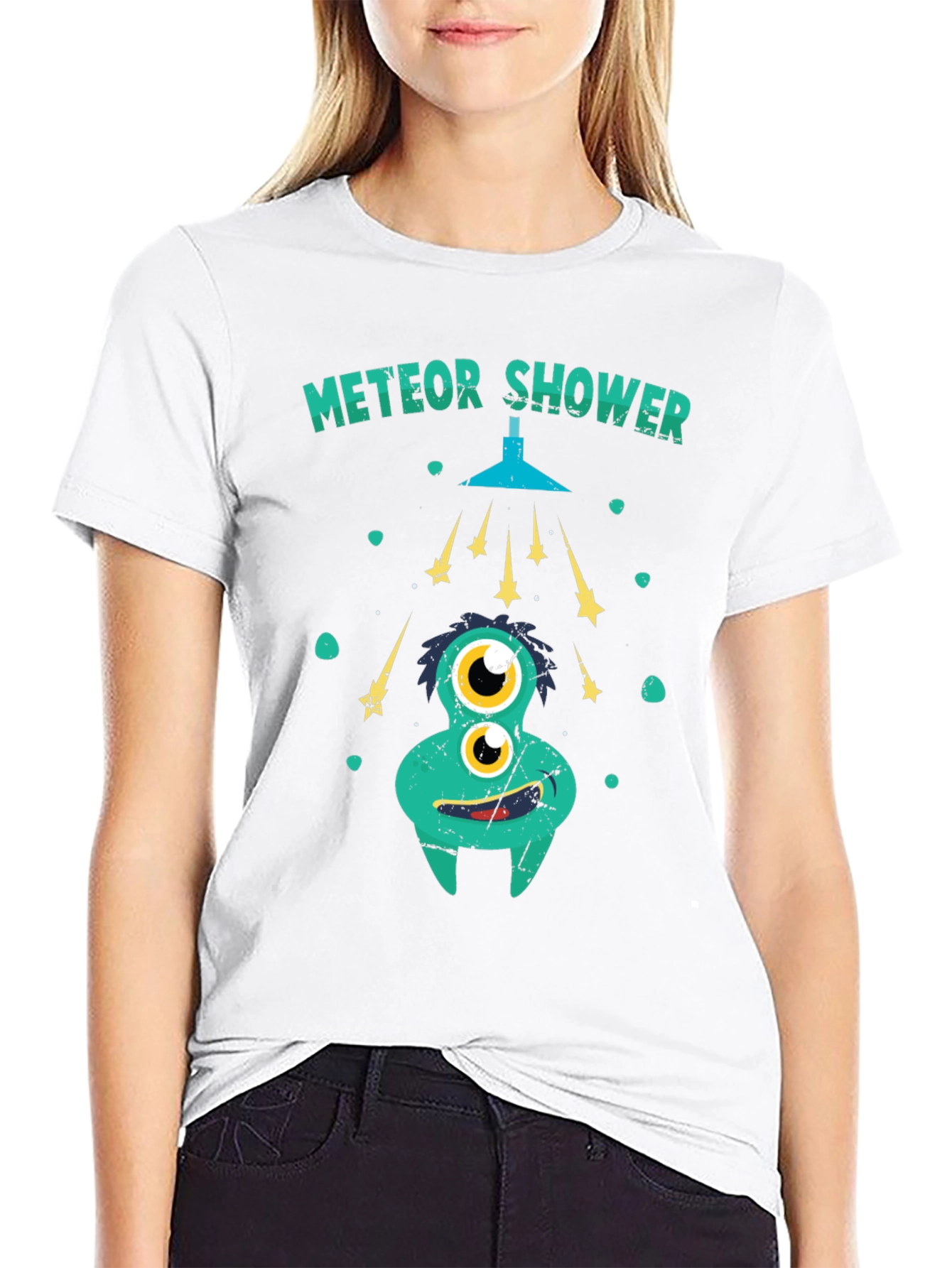 Meteor Shower Funny Graphic Tee