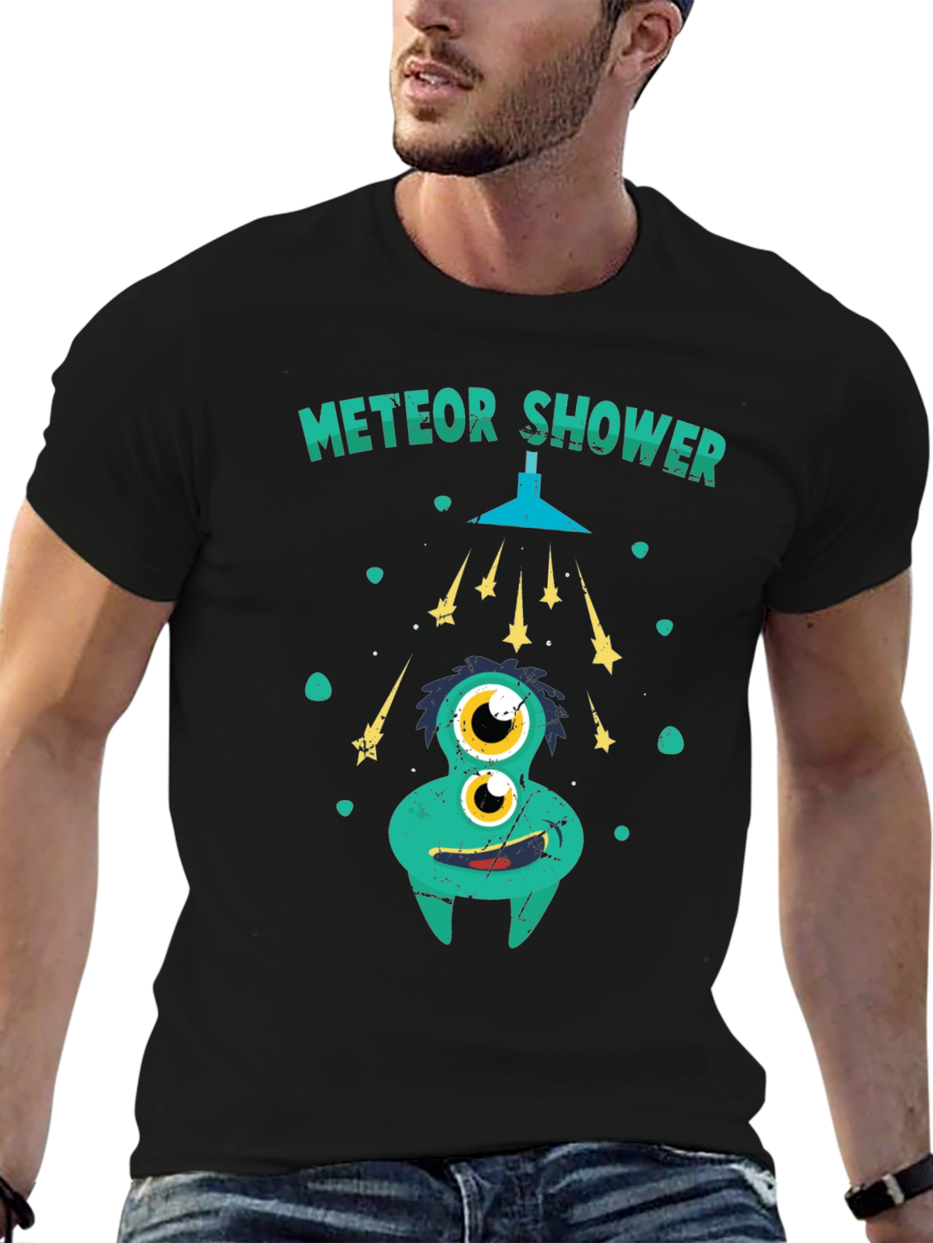 Meteor Shower Funny Graphic Tee