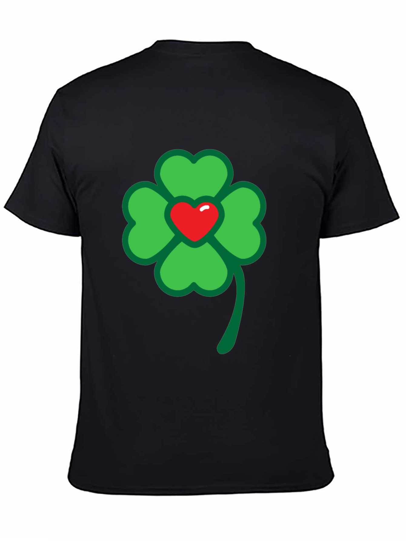 Lucky Clover Heart Graphic Tee - St. Patricks Day