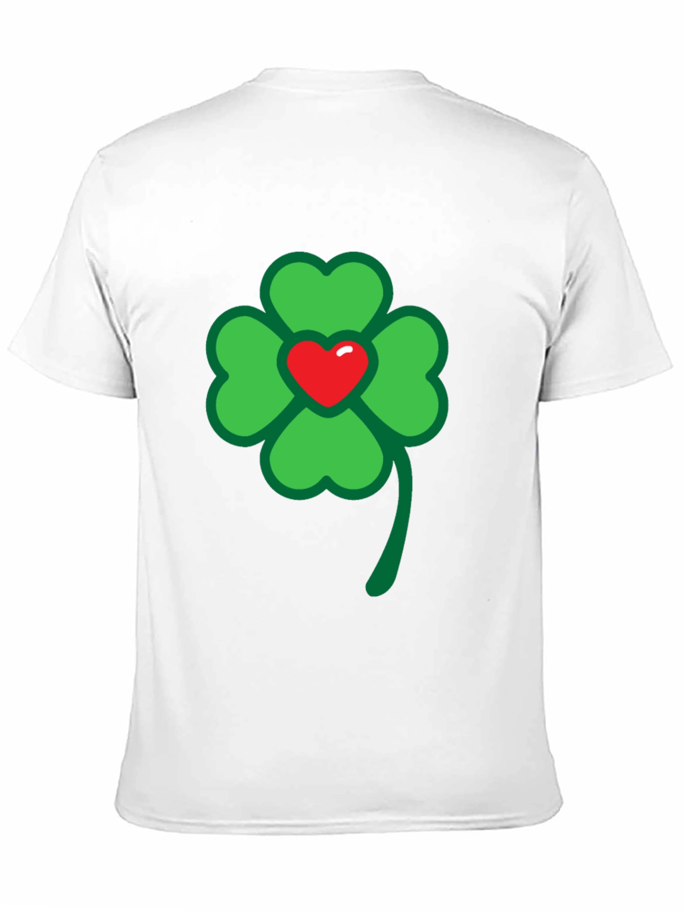 Lucky Clover Heart Graphic Tee - St. Patricks Day