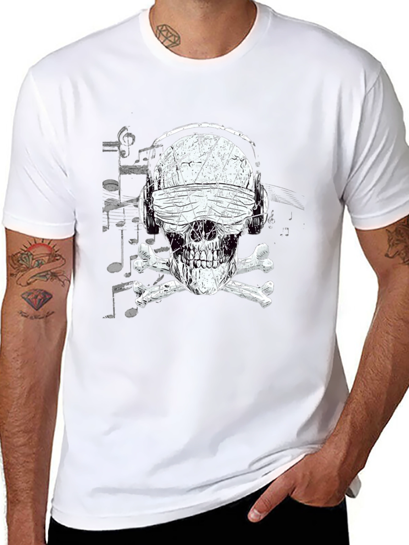Skull & Crossbones Music T-Shirt