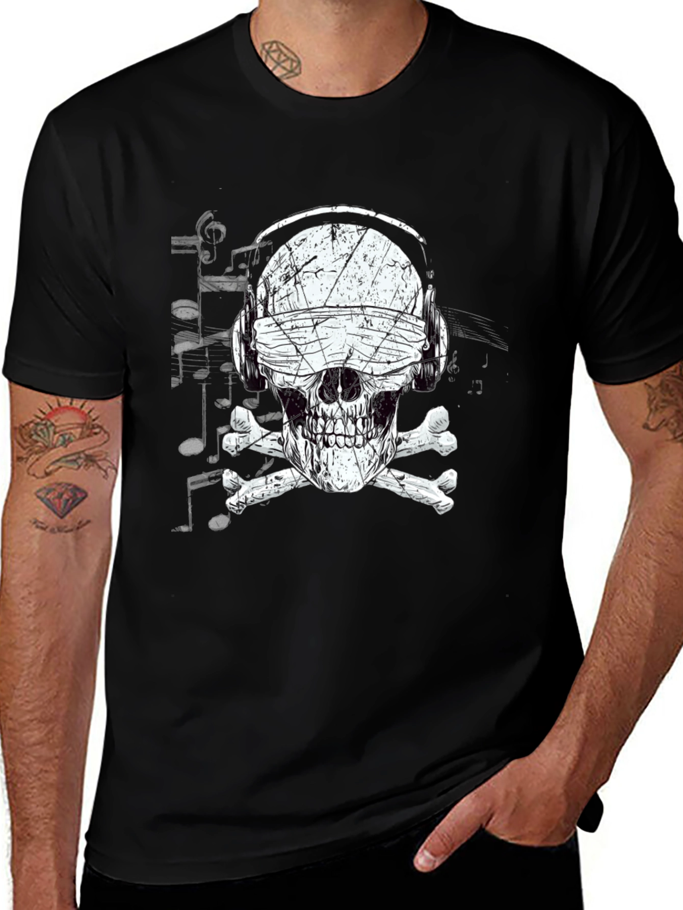 Skull & Crossbones Music T-Shirt