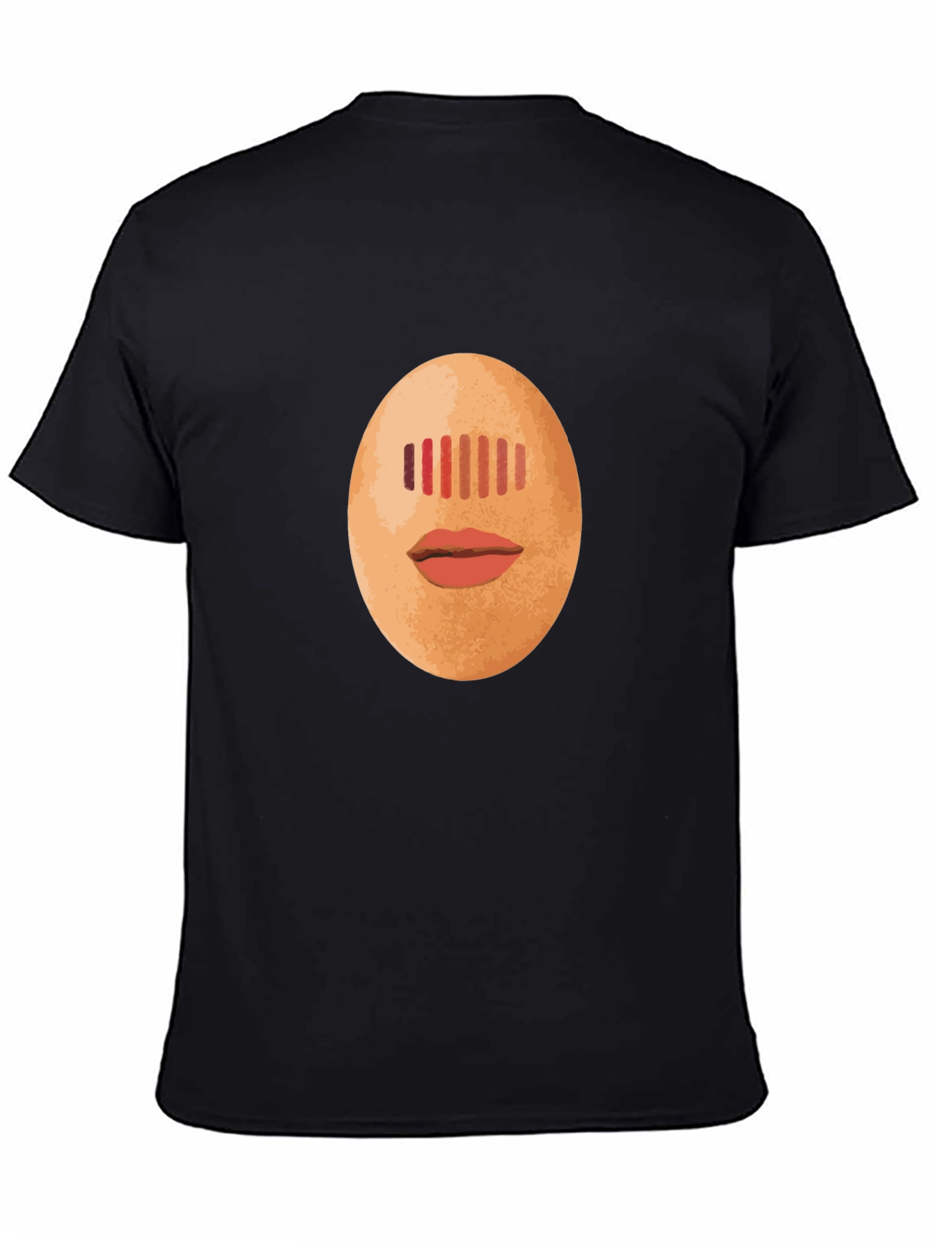 Egg Head Graphic Tee - Unique Black T-Shirt