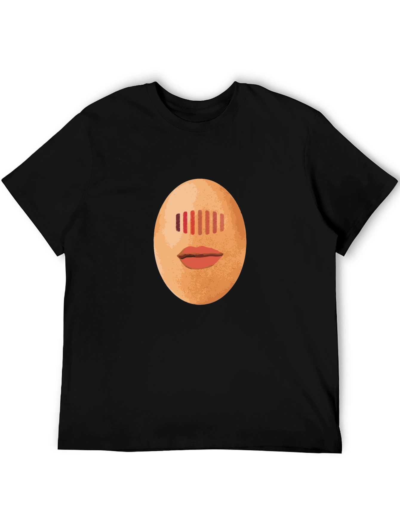 Egg Head Graphic Tee - Unique Black T-Shirt