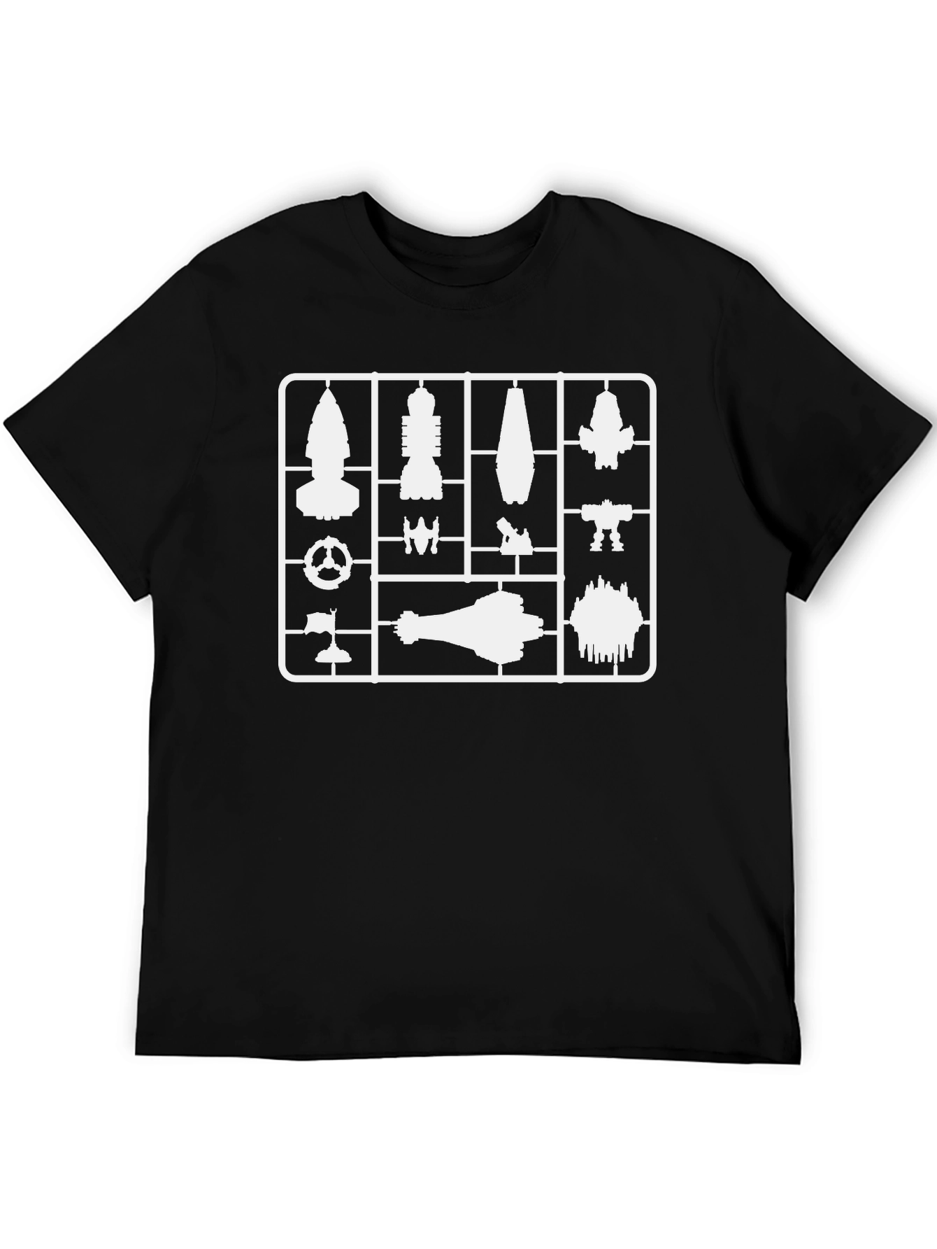 Spaceship Model Kit T-Shirt - Sci-Fi Build!