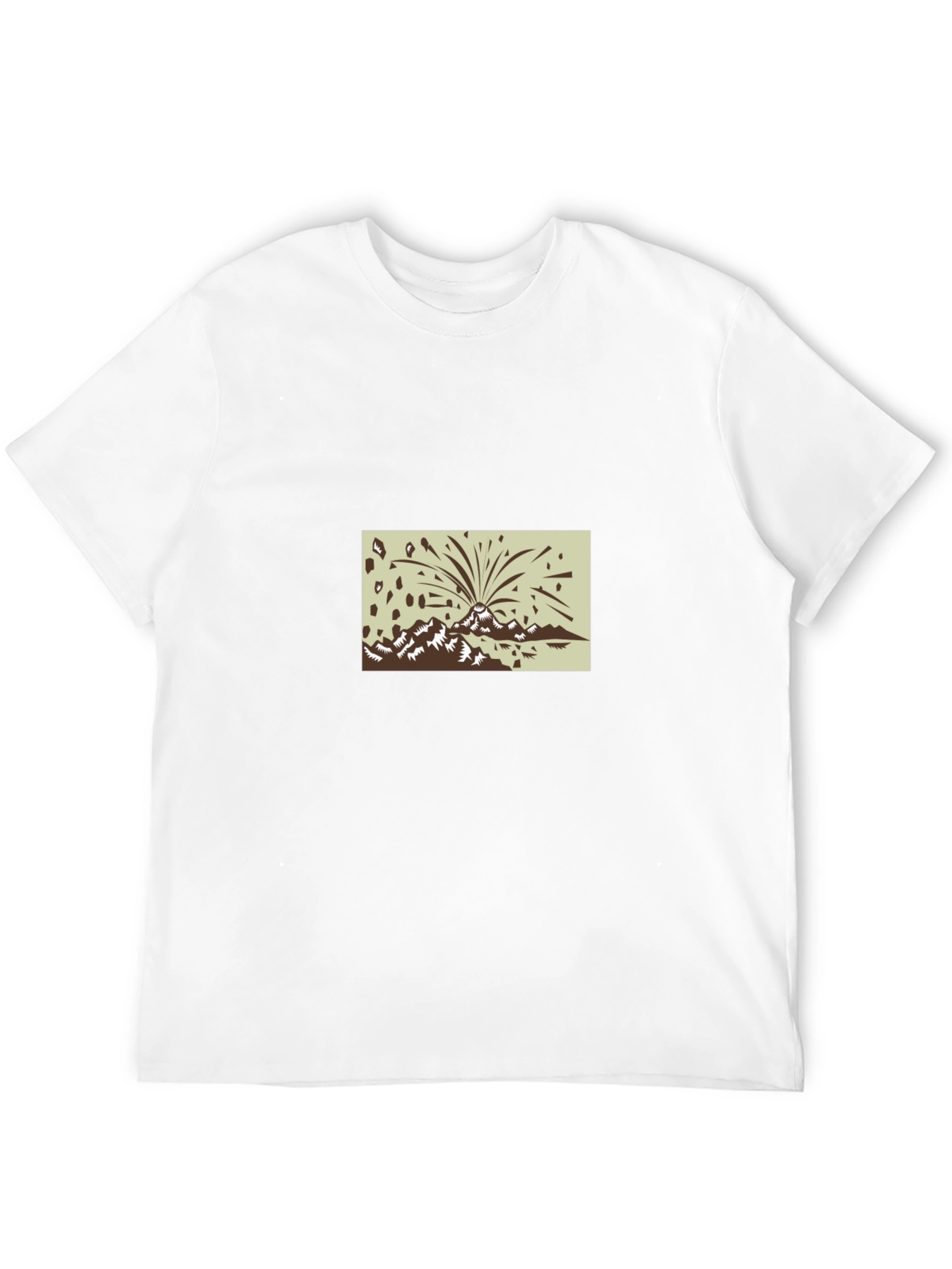 Mountain Fireworks Graphic Black T-Shirt