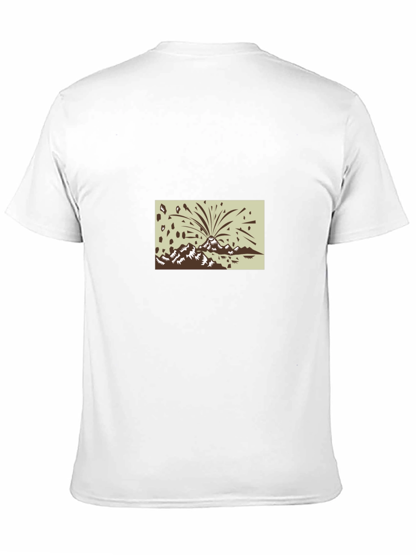 Mountain Fireworks Graphic Black T-Shirt