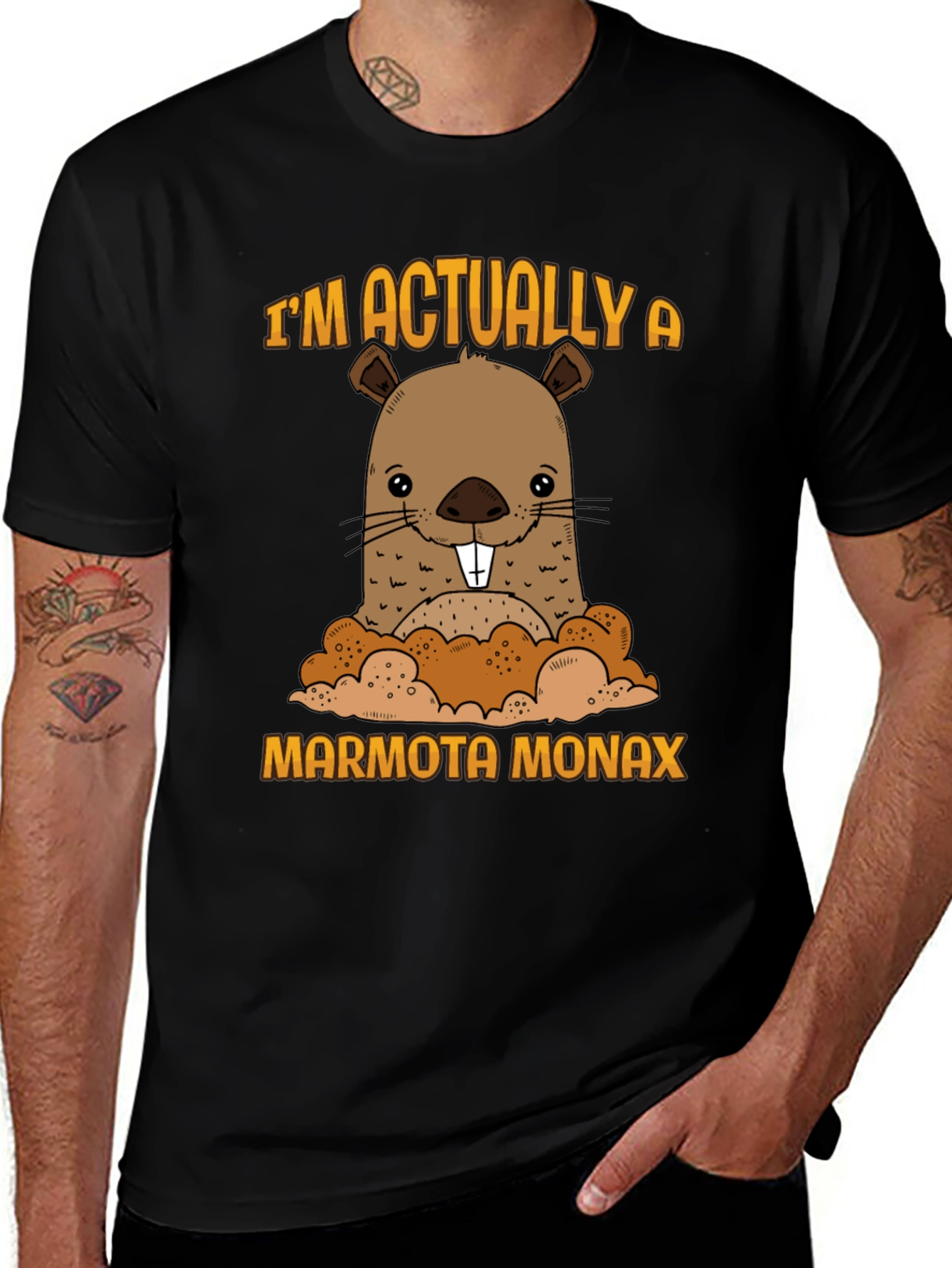 Im Actually a Marmota Monax T-Shirt
