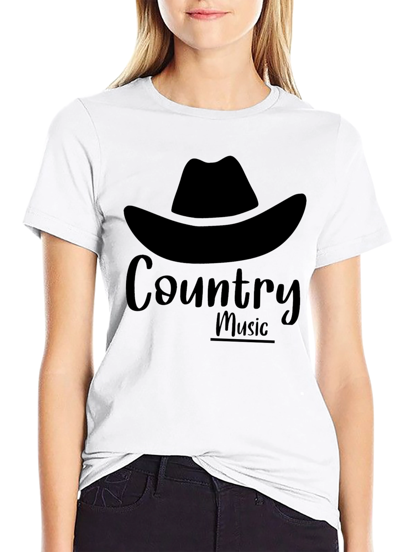 Country Music Hat Graphic Tee