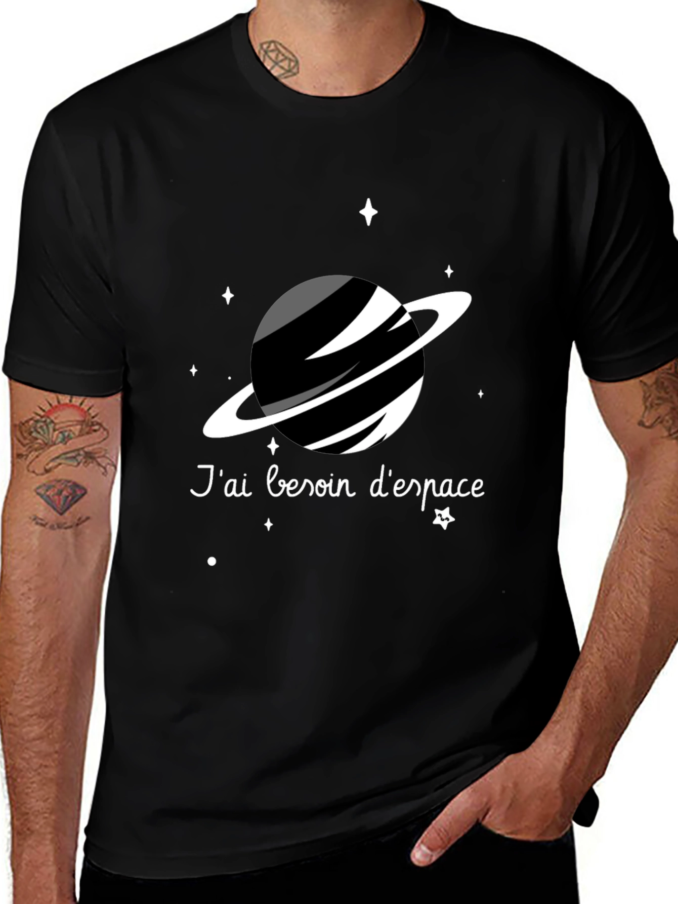 Cosmic Space T-Shirt - Jai Besoin DEspace Design