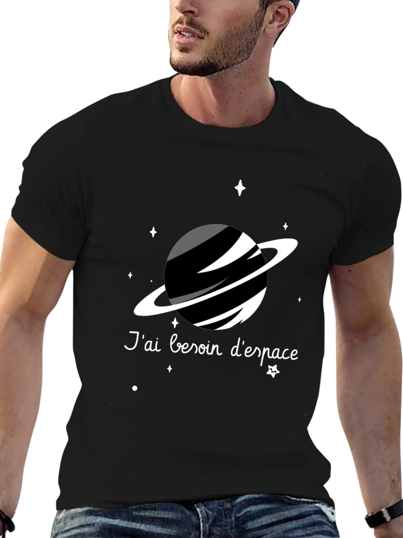 Cosmic Space T-Shirt - Jai Besoin DEspace Design