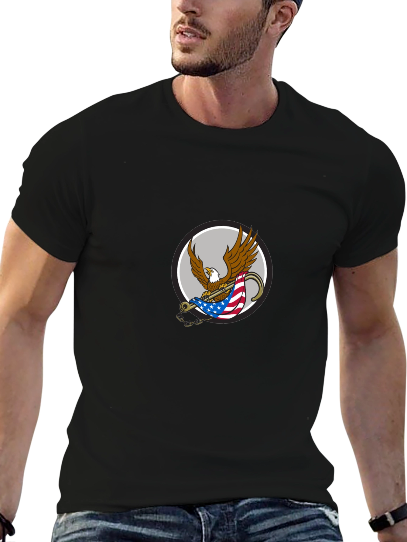 Eagle Flag Graphic T-Shirt