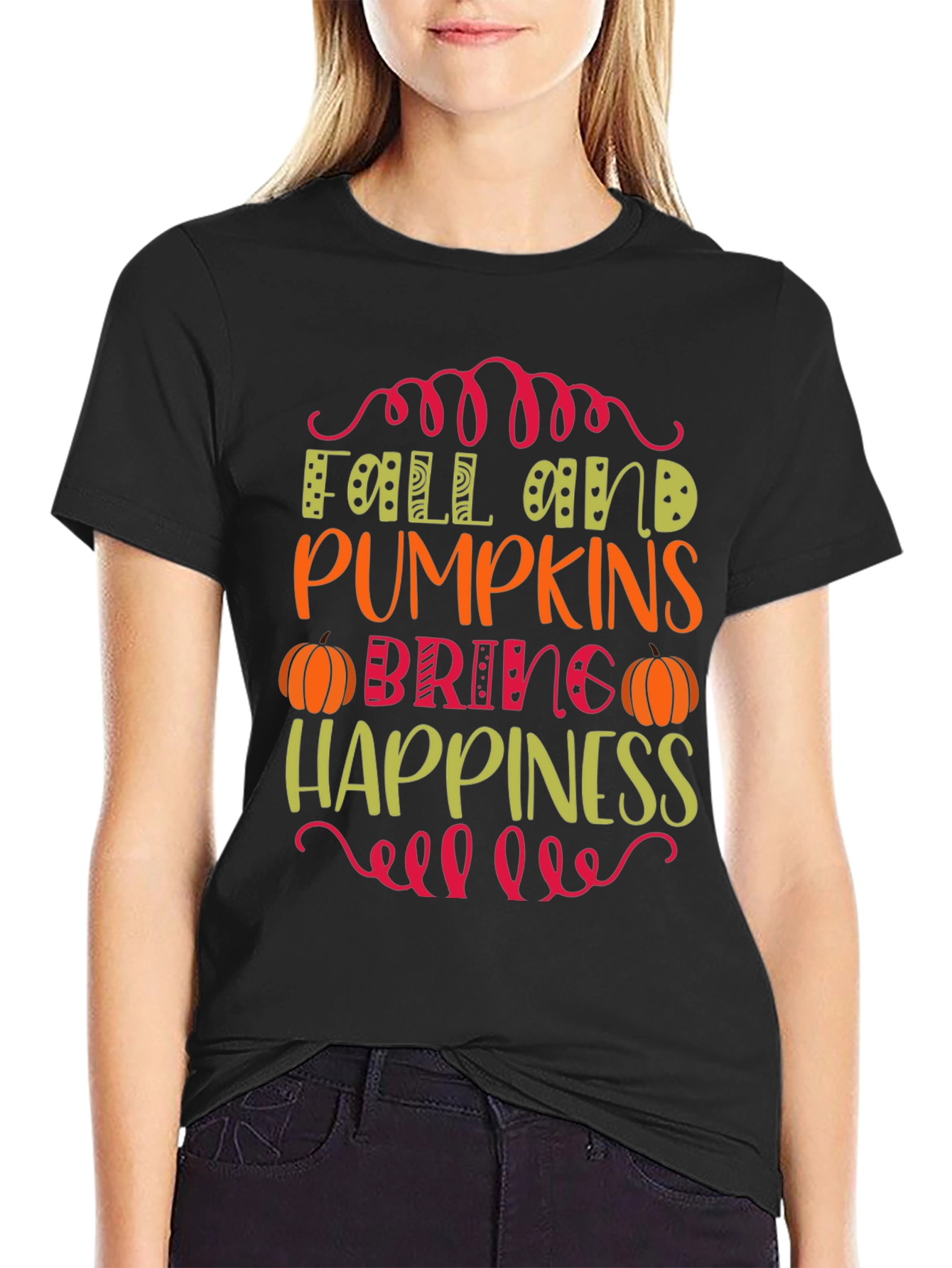 Fall and Pumpkins Graphic Tee