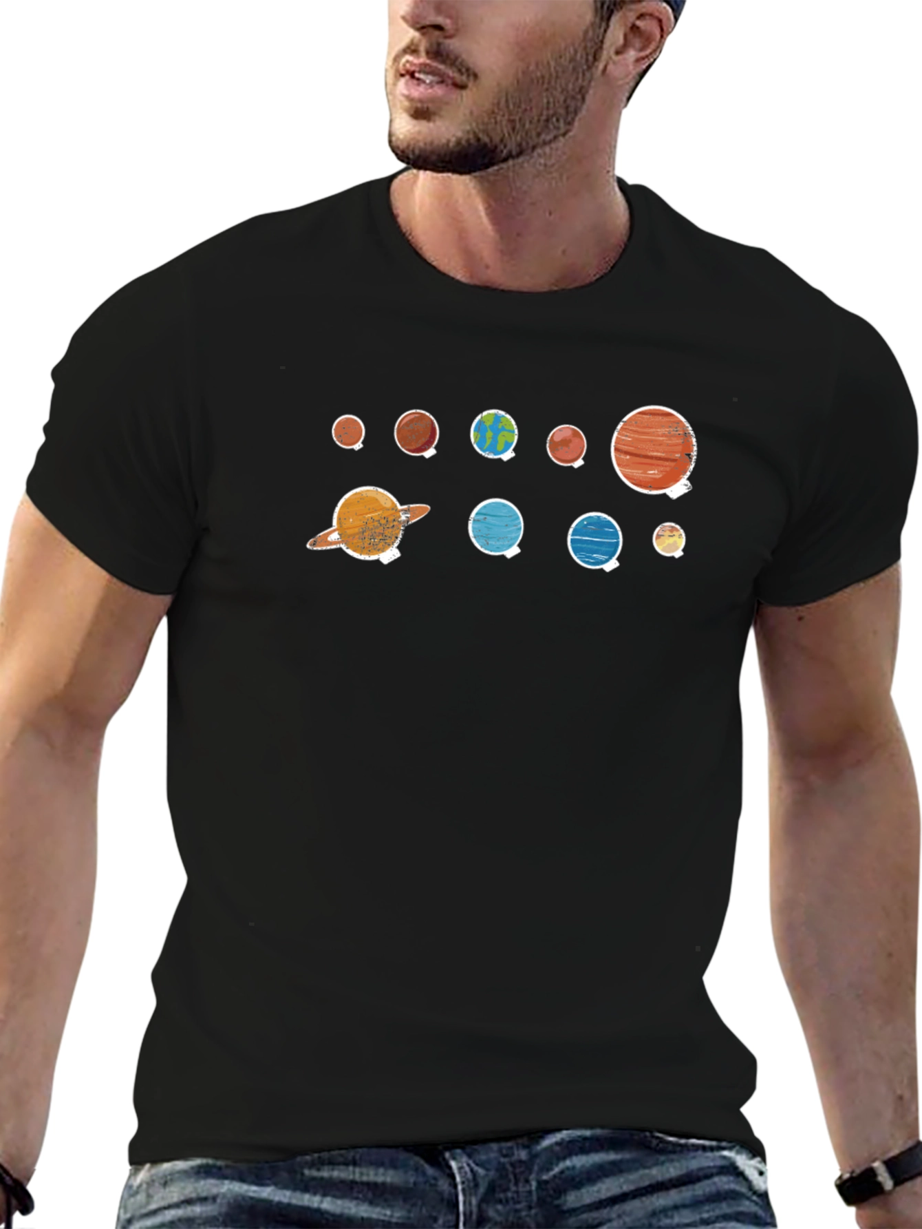 Planet T-Shirt - Solar System Graphic Tee