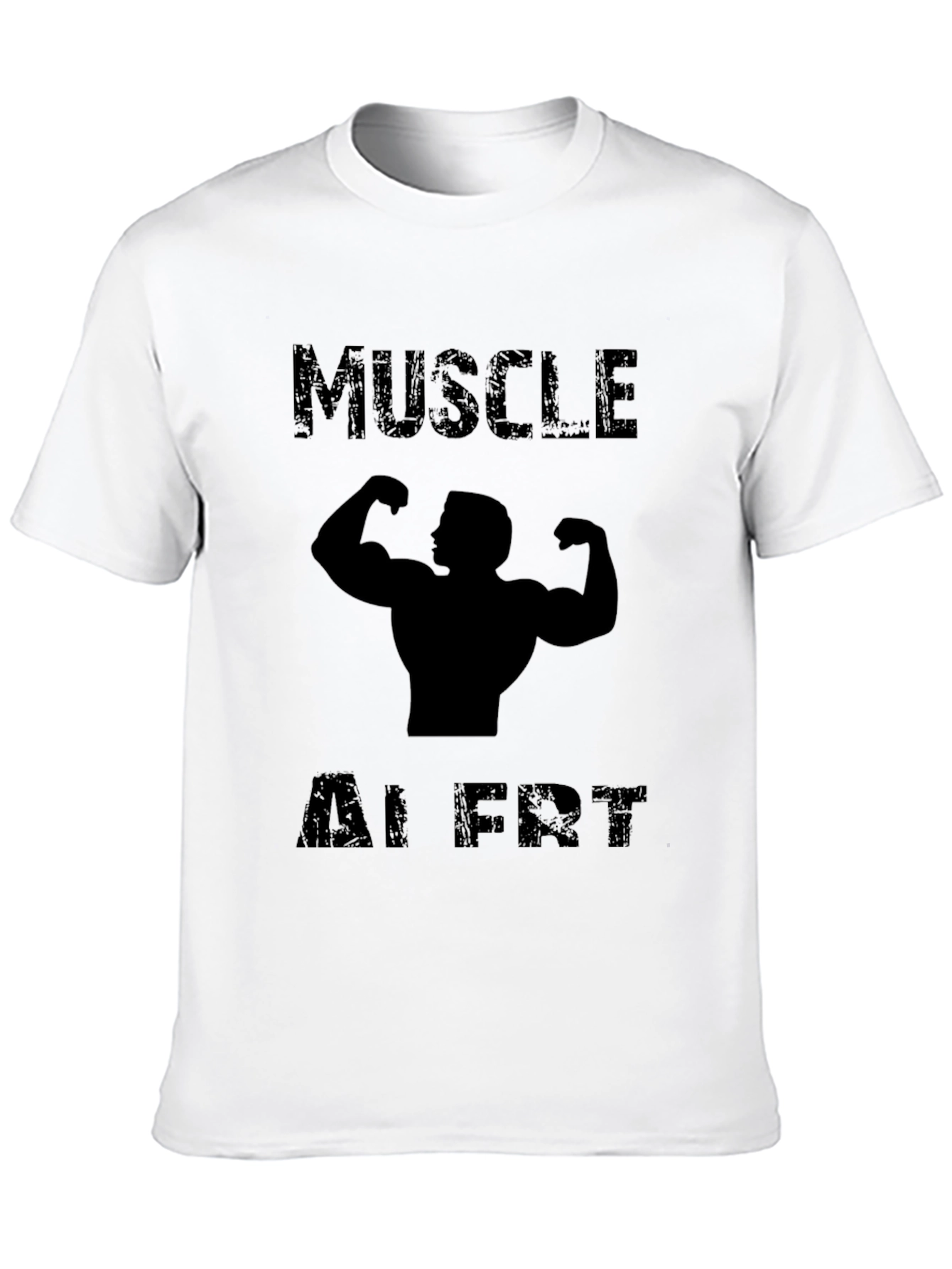 Muscle Alert Graphic Tee - Black