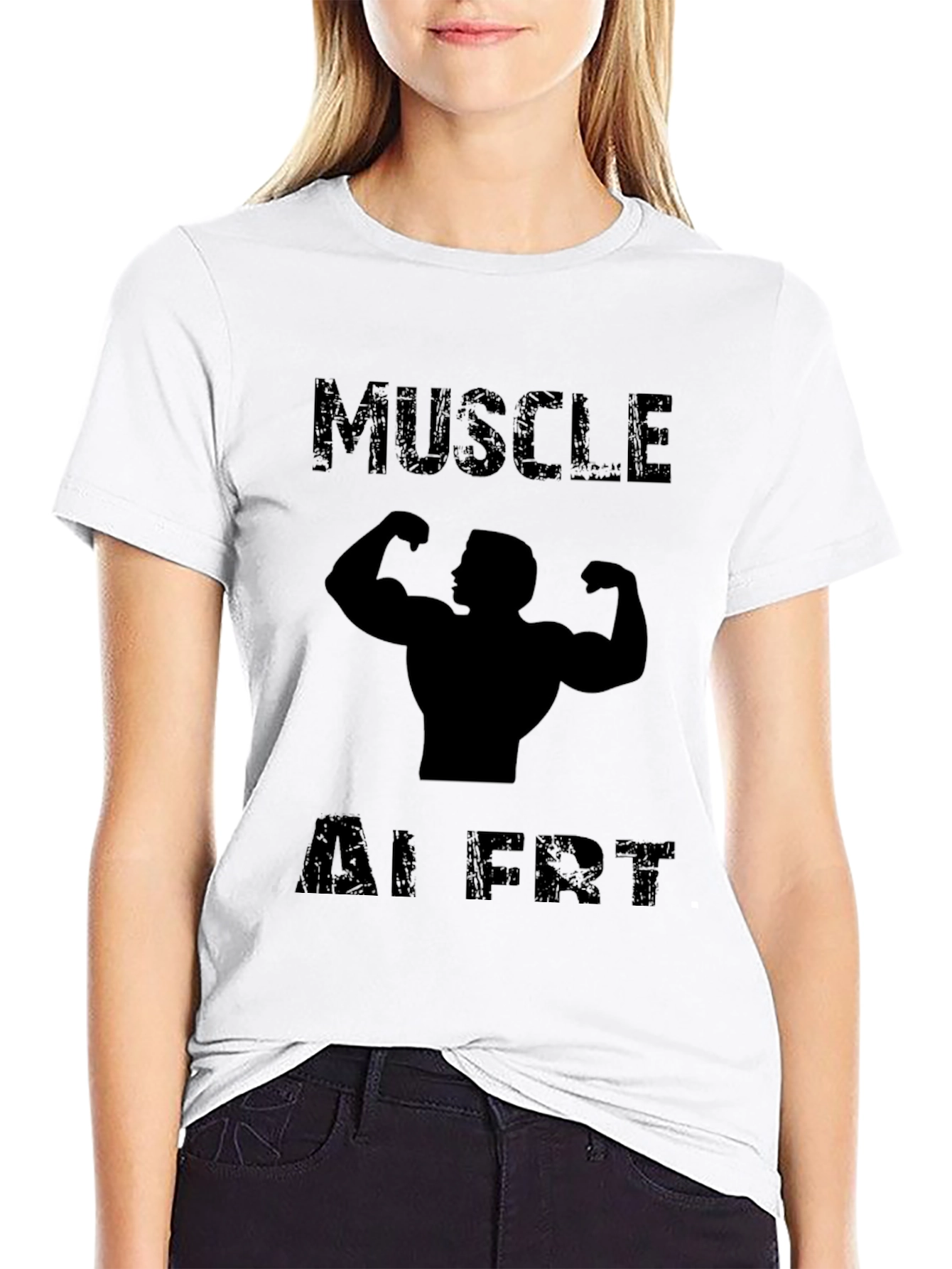 Muscle Alert Graphic Tee - Black