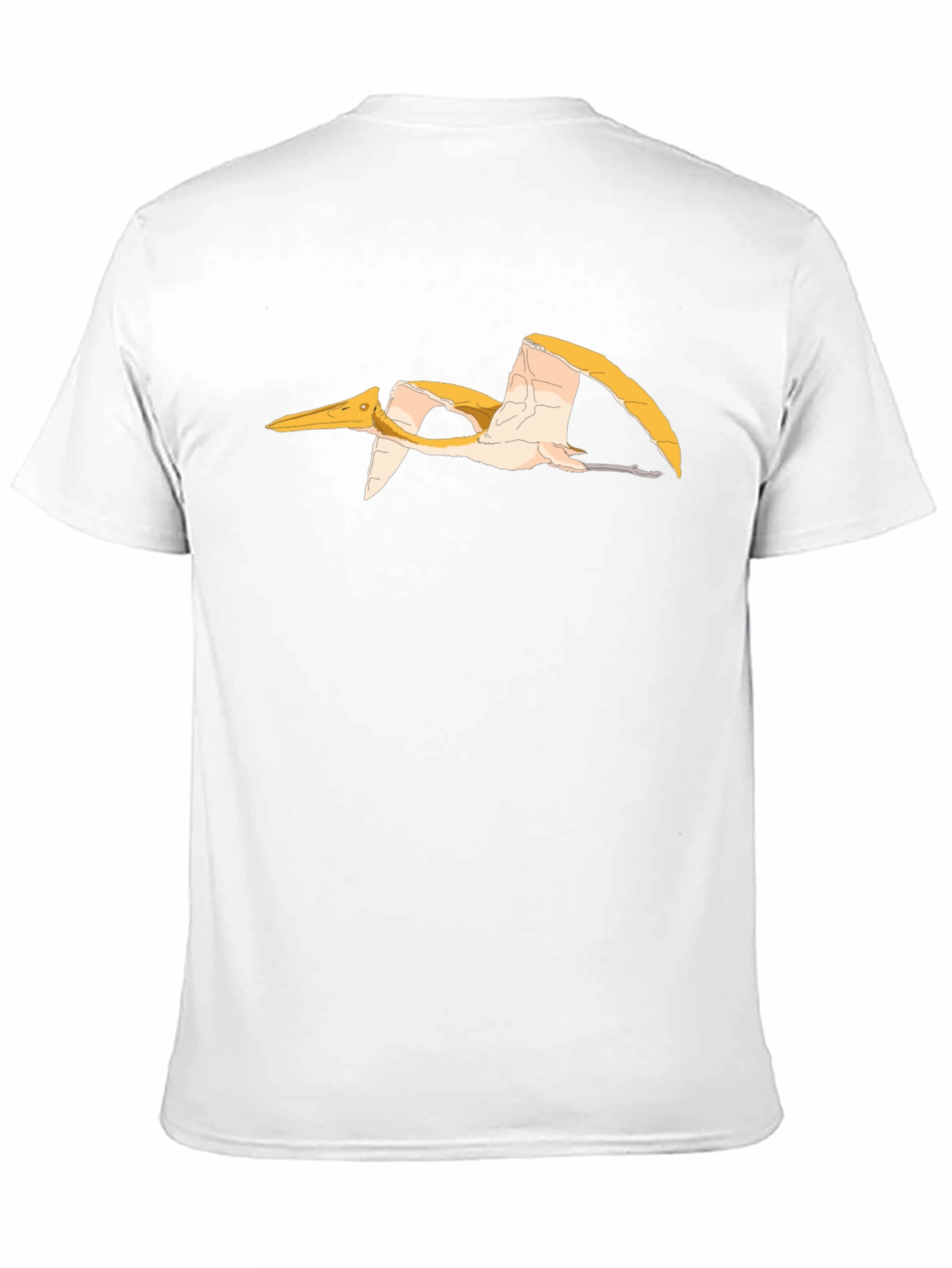 Pterodactyl Graphic Tee - Black Cotton T-Shirt