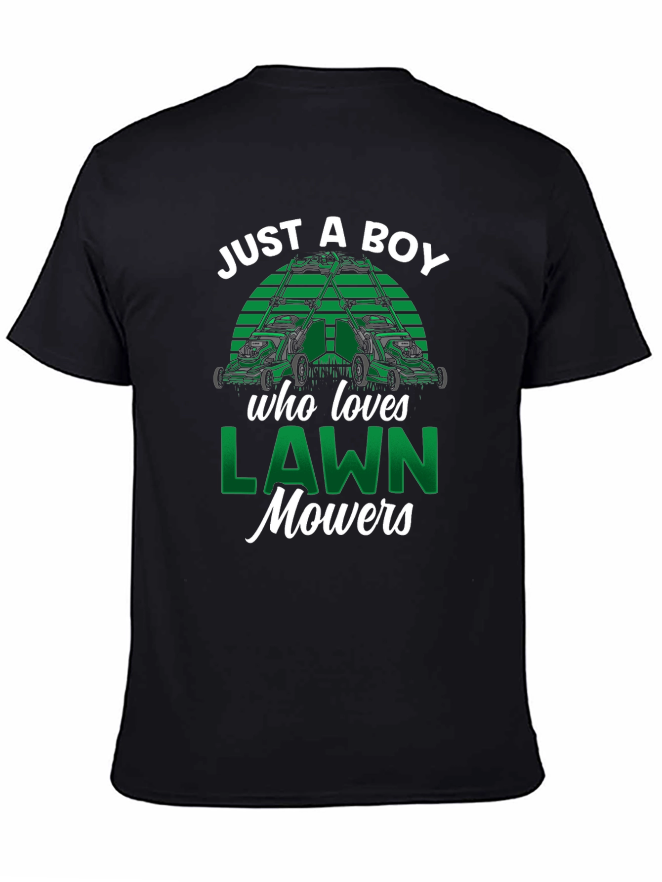 Just A Boy Who Loves Lawn Mowers T-Shirt