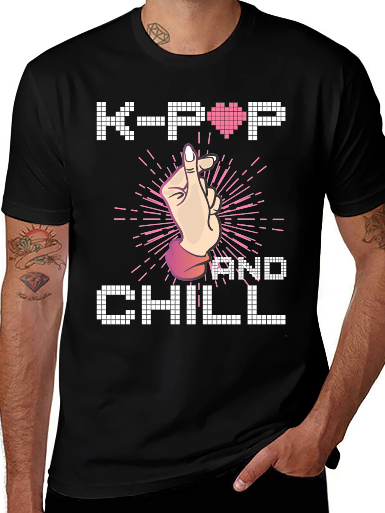 K-Pop and Chill Graphic Tee