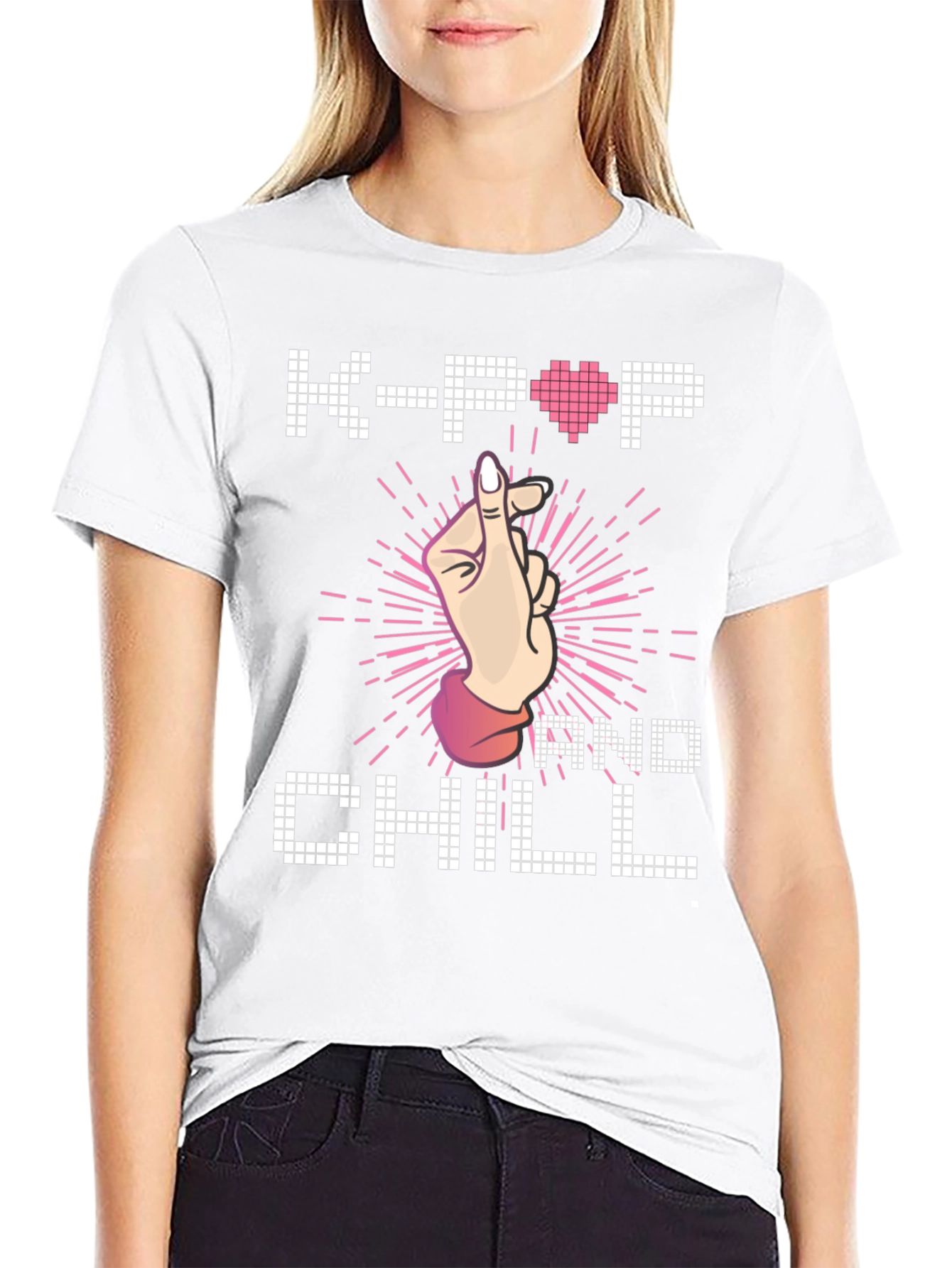 K-Pop and Chill Graphic Tee