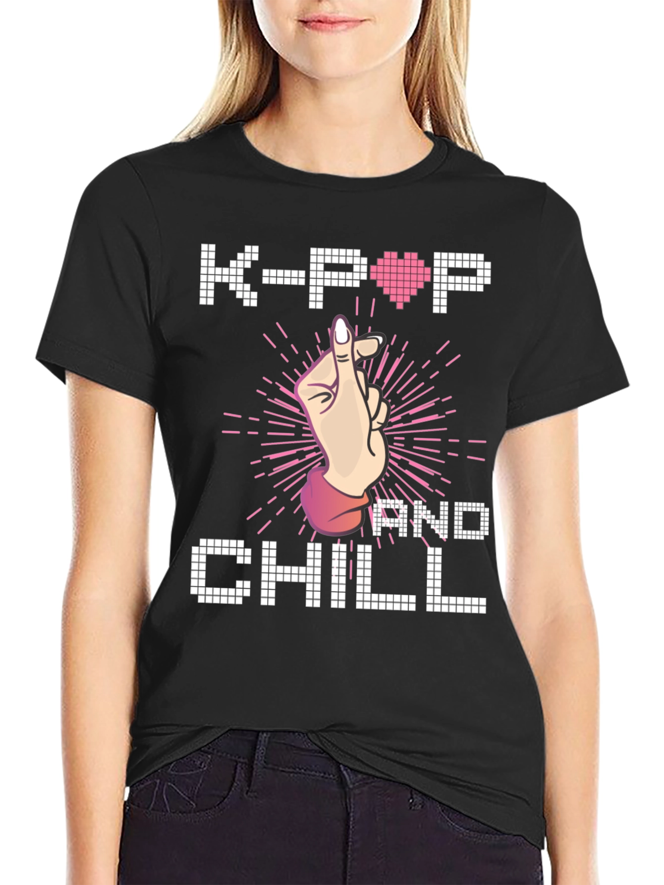 K-Pop and Chill Graphic Tee